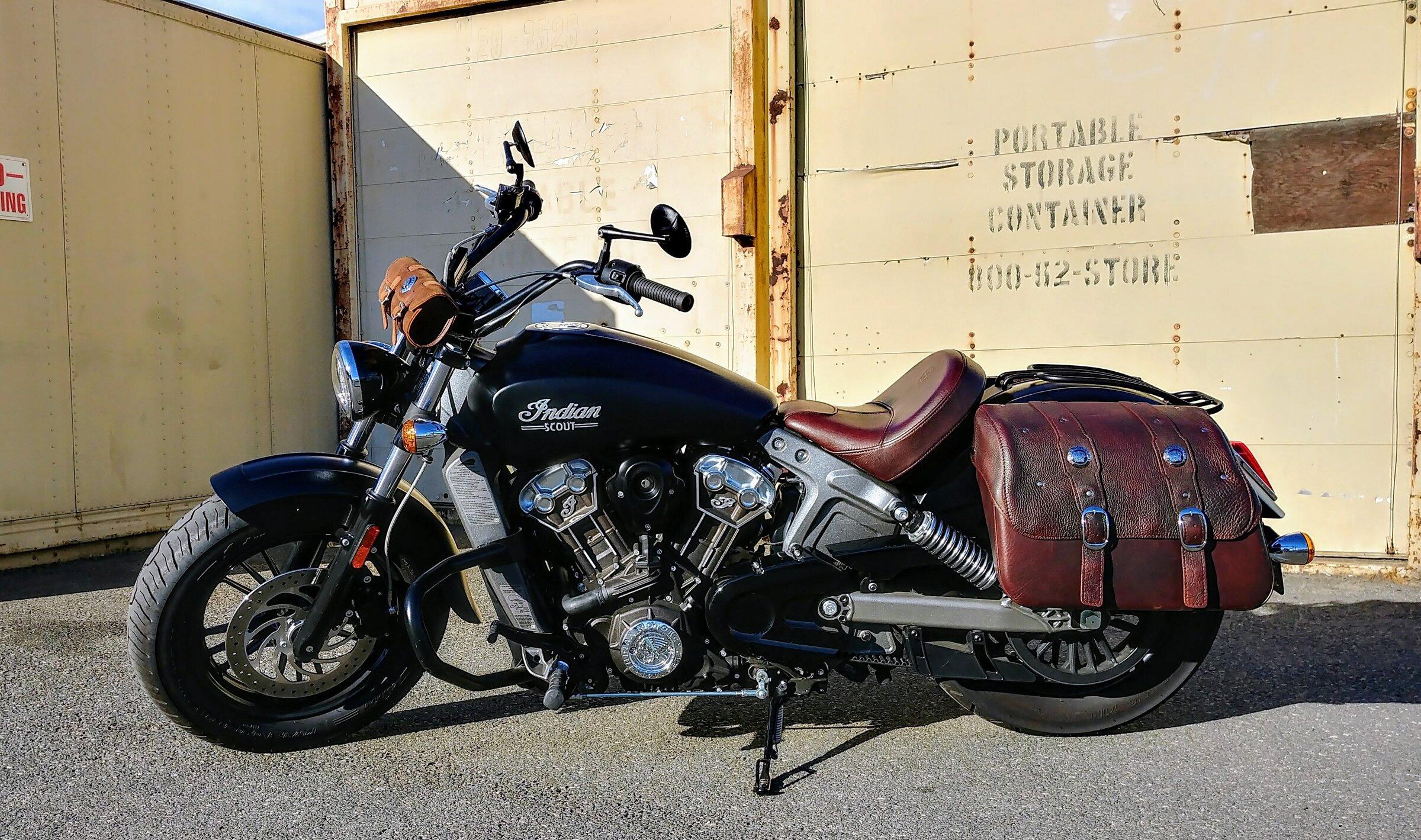 Ford Bronco Anyone Ride a Motorcycle? Indian Scout