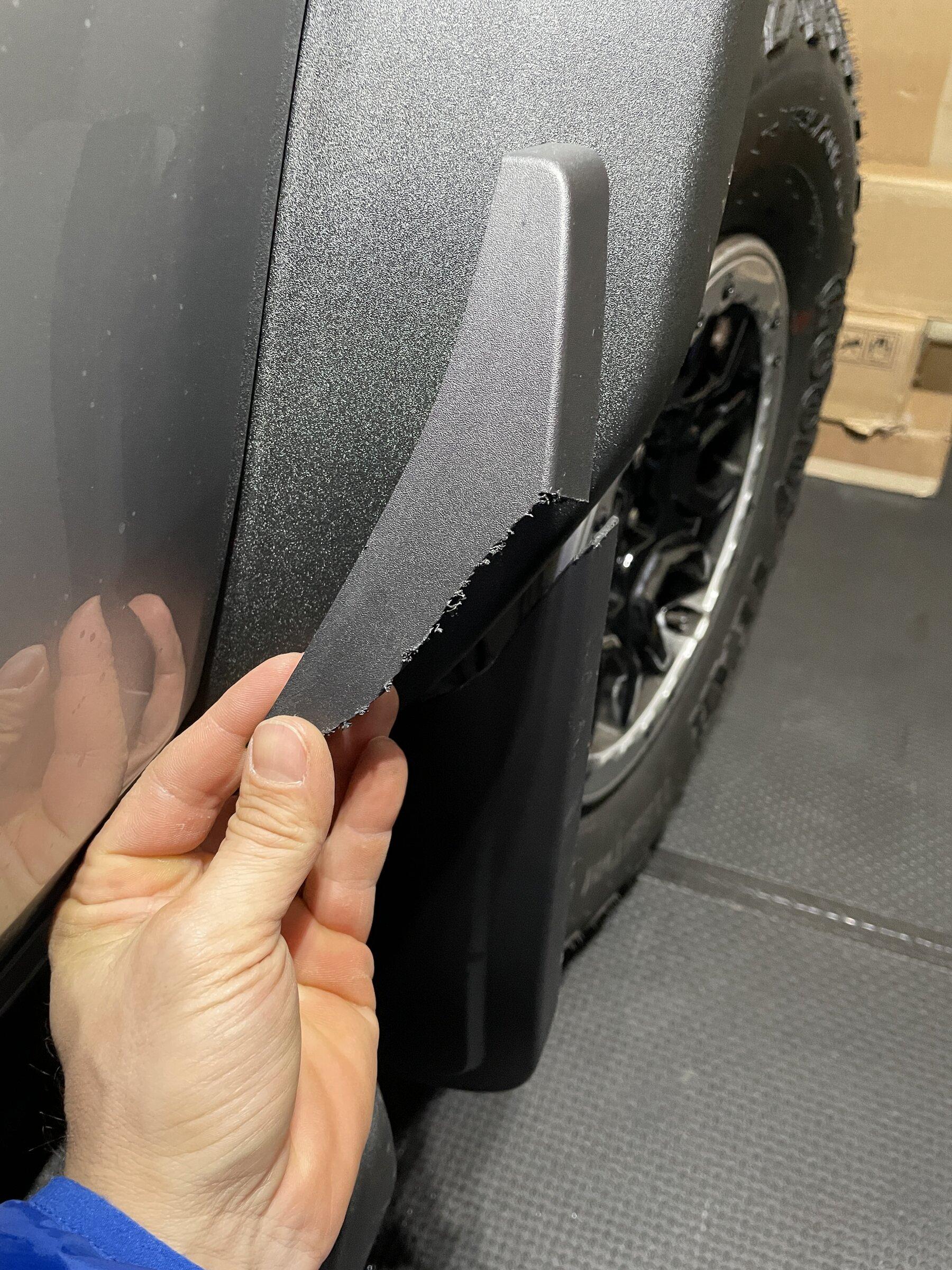 Ford Bronco Front Splash Guards/Mud Flap will NOT fit with Running Board 252E493A-CF23-4408-BCF1-AAB7FAE81A29
