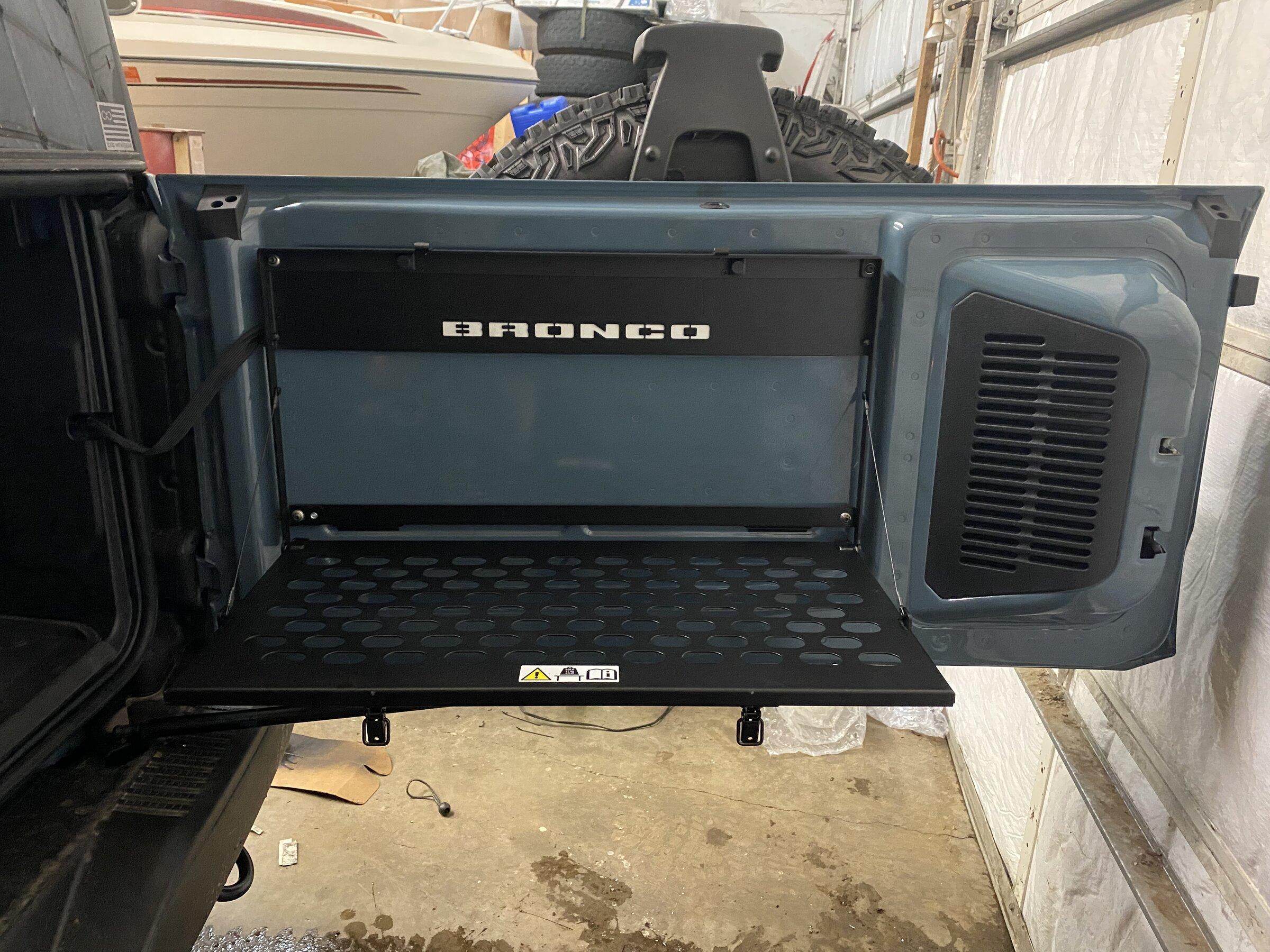 Ford Bronco Tailgate Folding Table/Vault Installation B207D9C4-4388-48CB-BC8F-B6B2EF1831E9