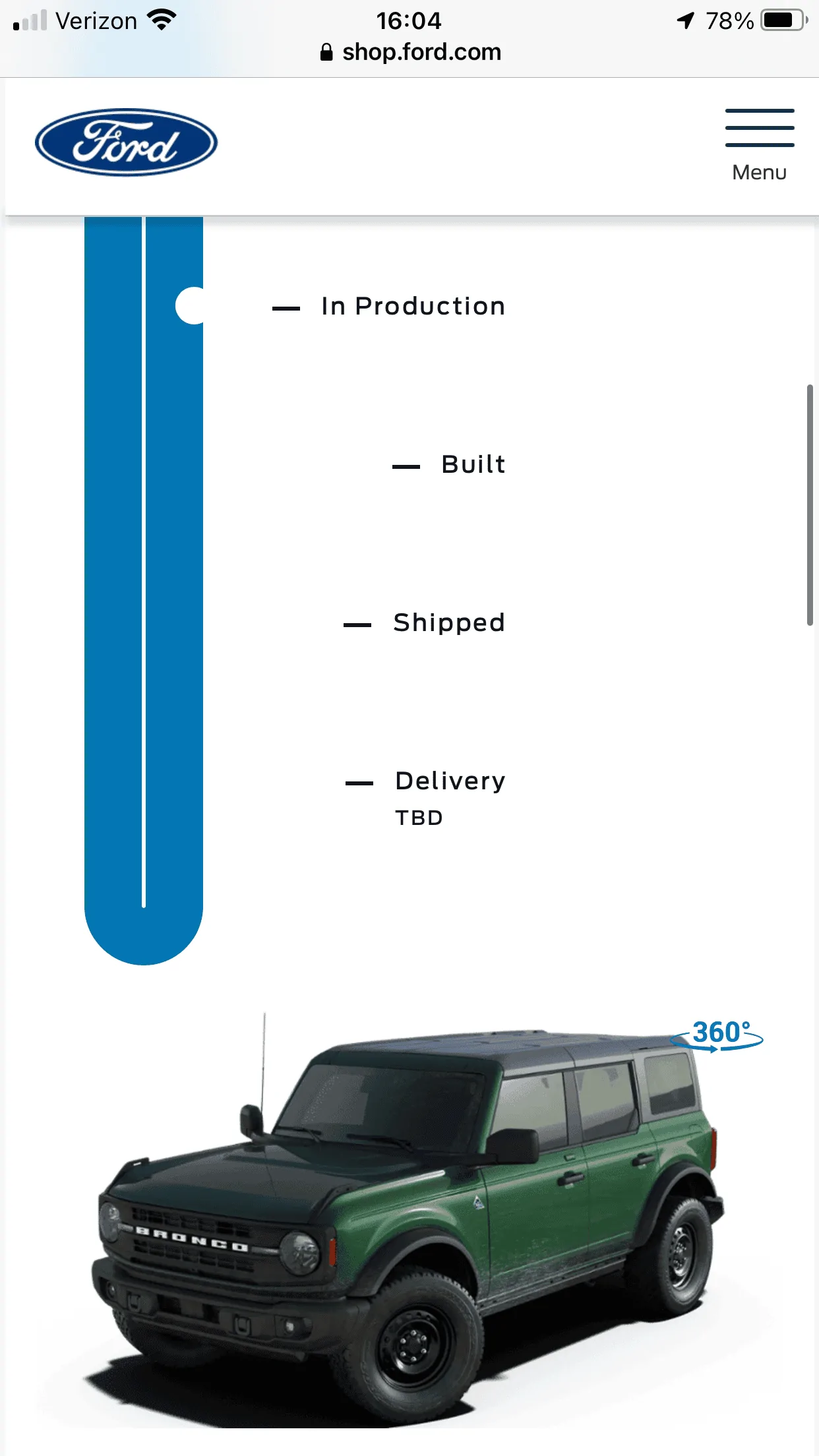 Ford Bronco Pizza tracker is back online C644B7A0-CDCF-4F8E-A029-190672D80A84