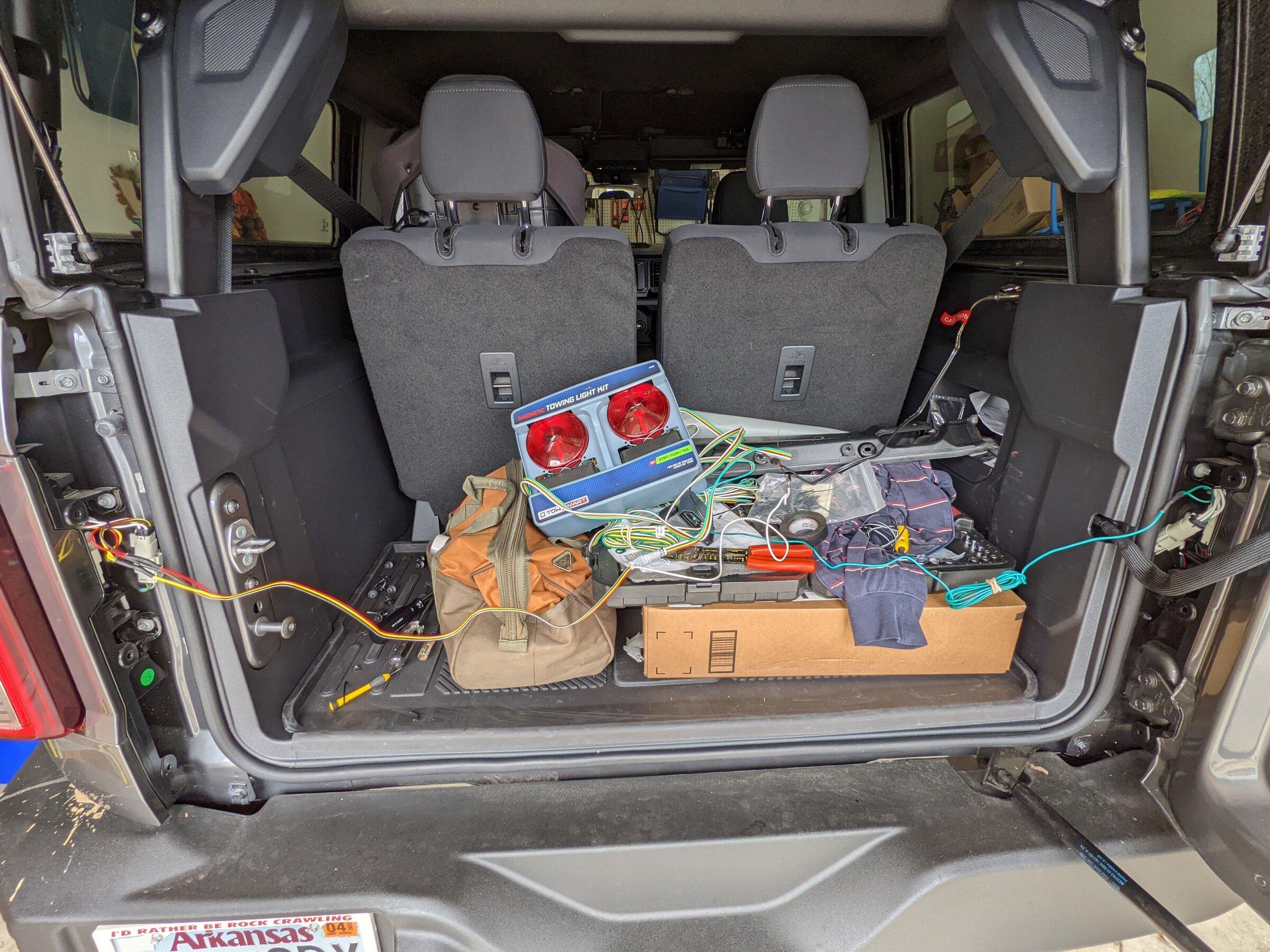 Ford Bronco Curt Plug-and-Play No-Splice Trailer Wiring Harness Out For Bronco PXL_20211214_184933029
