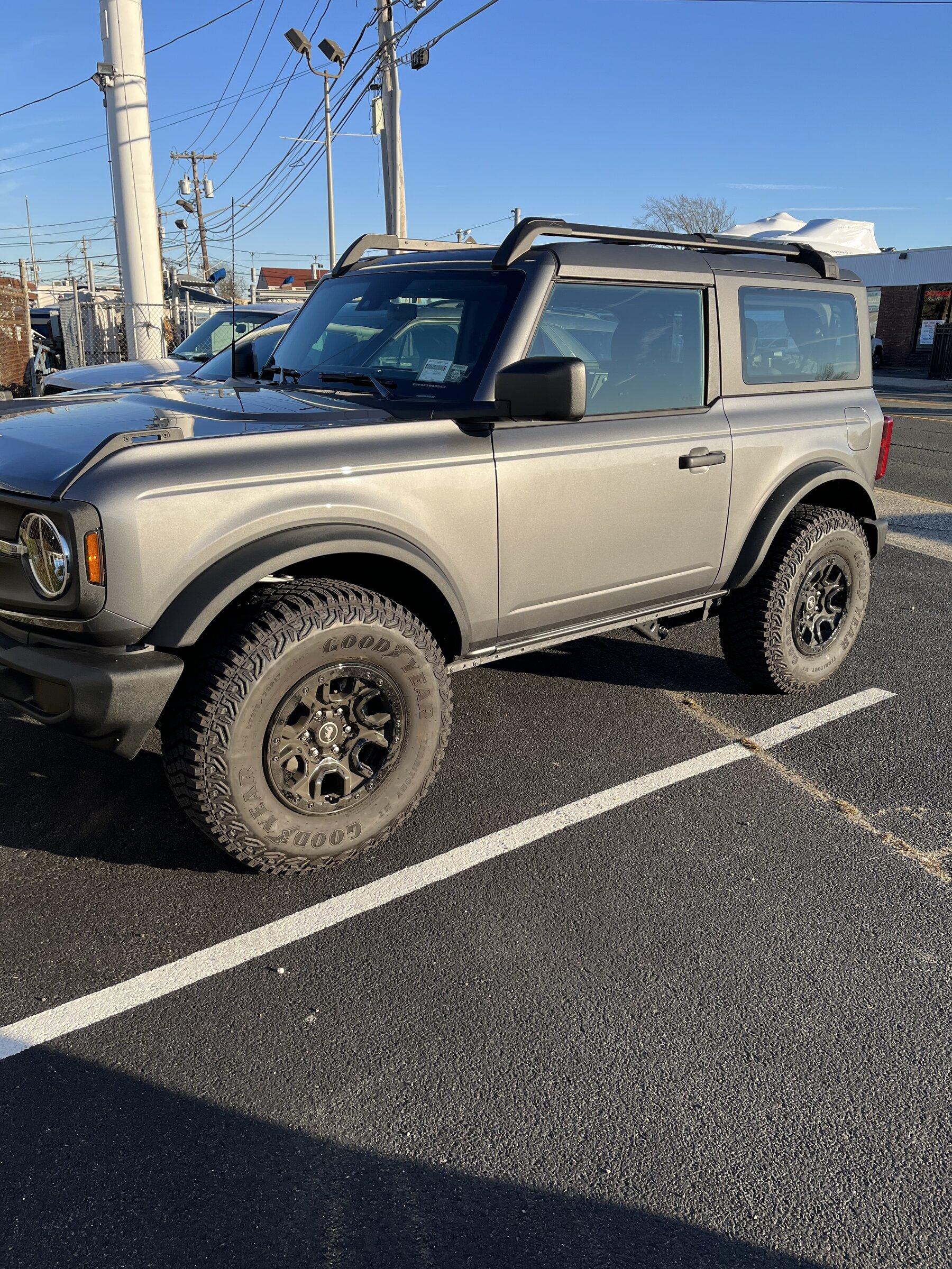 Largest tires that will fit on stock base 16 inch rims | Bronco6G ...