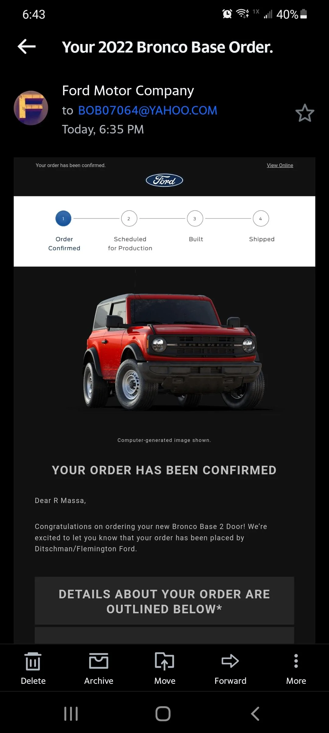 Ford Bronco Base Model Bronco Thread Screenshot_20211129-184326_Yahoo Mail