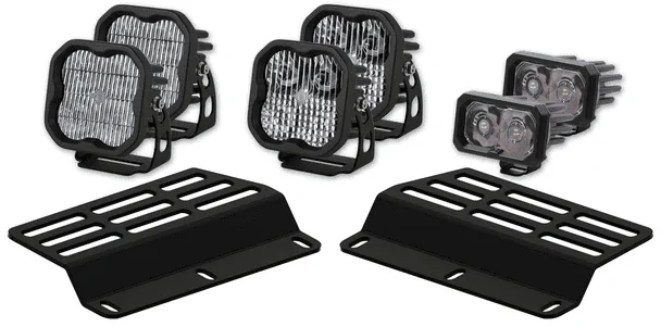 Ford Bronco Fog Light Kits w/KR Off-Road Brackets (NEW Version Available) 1639545521779