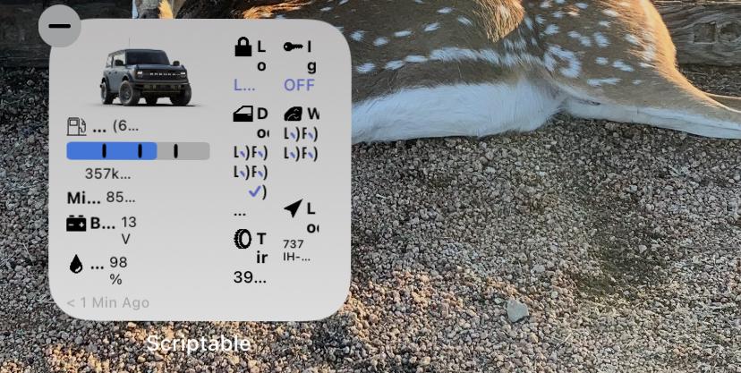 Ford Bronco 📱 Scriptable FordPass Widget (iOS, iPad, MacOS) D8CFCB90-BE39-4A14-9EC0-8222B569051A