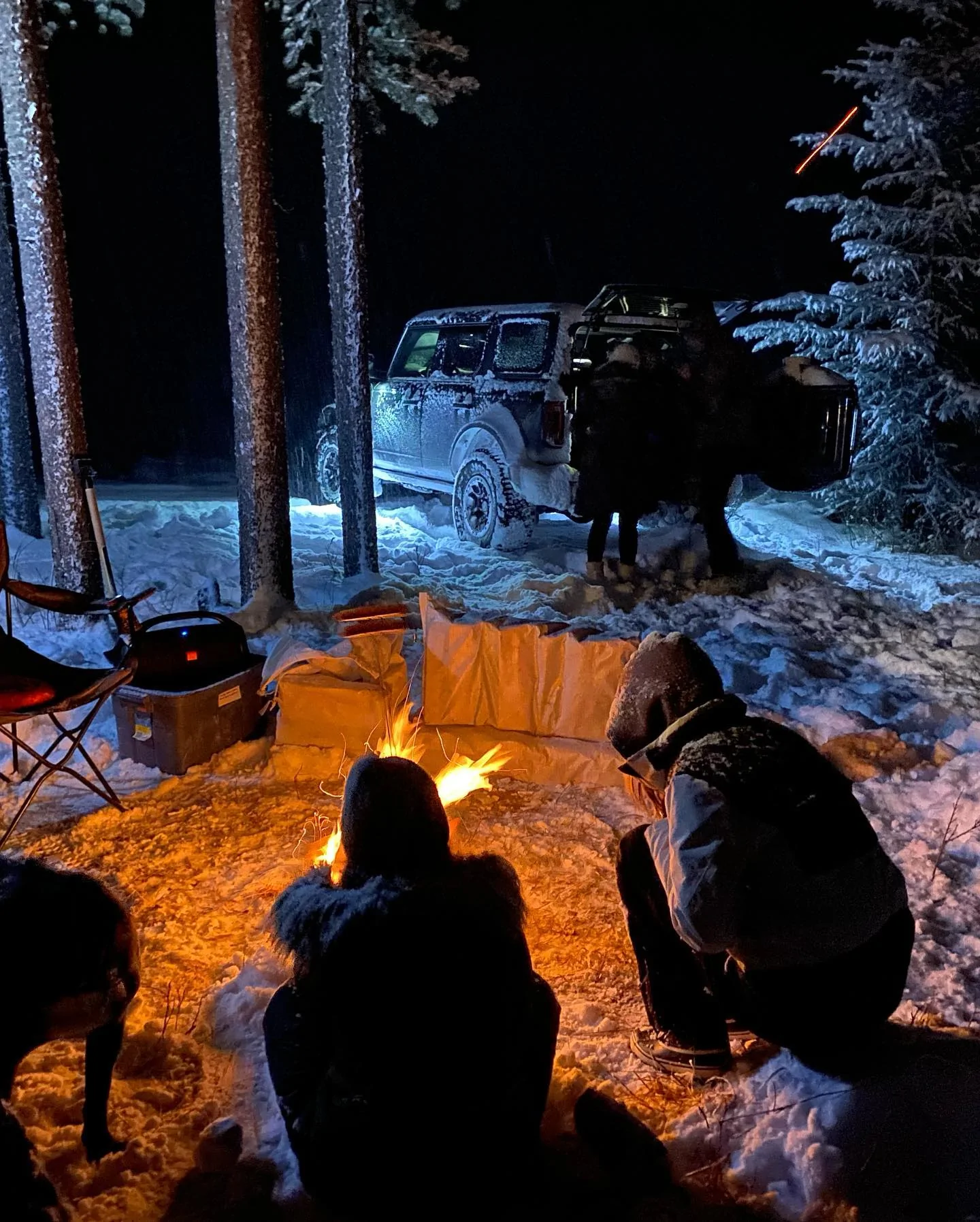 Ford Bronco Badlands Sasquatch snow wheeling local trails BroncoGhostDec2021