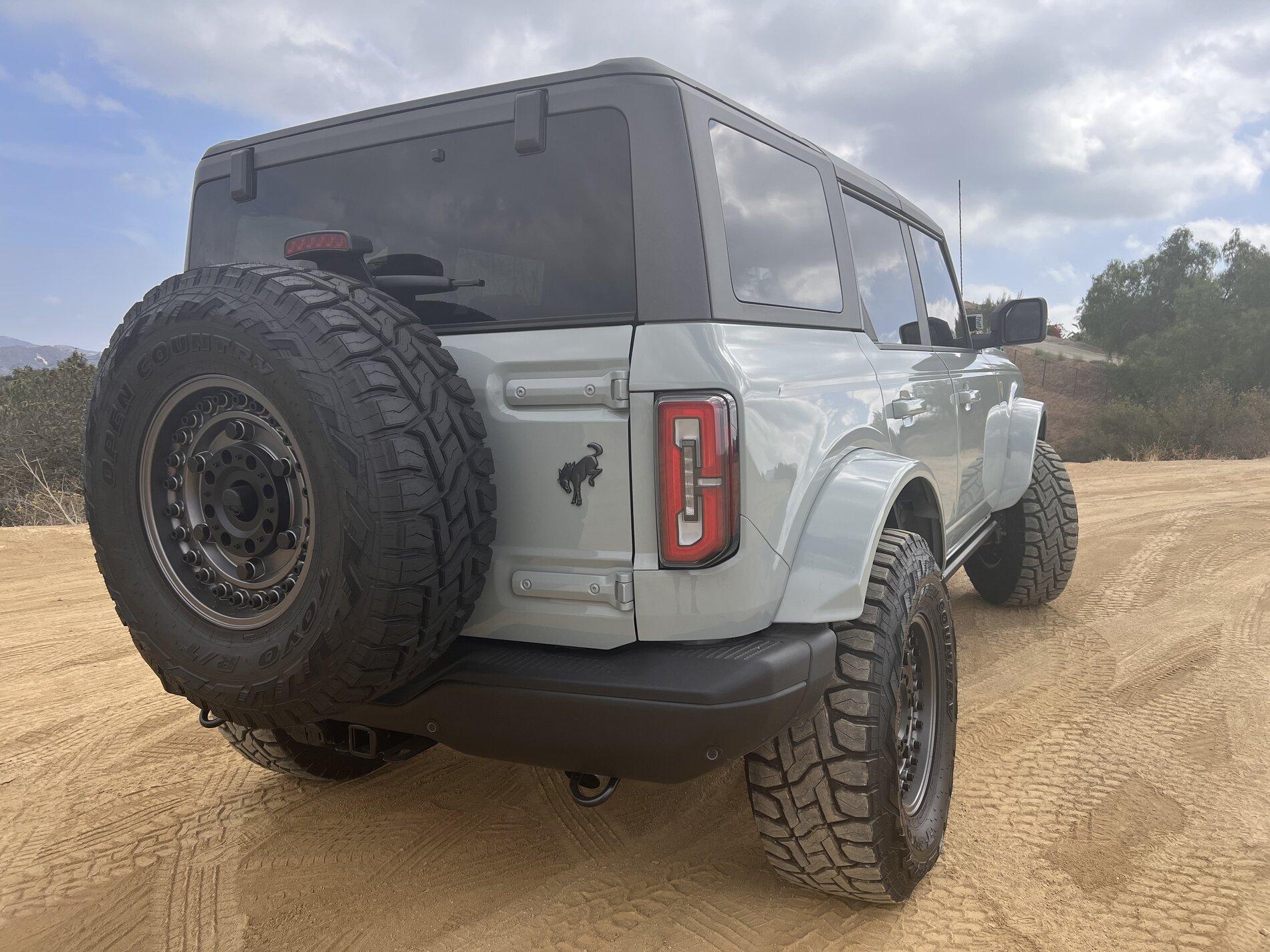 Ford Bronco Painted Sasquatch Flares? modded cg bronco back