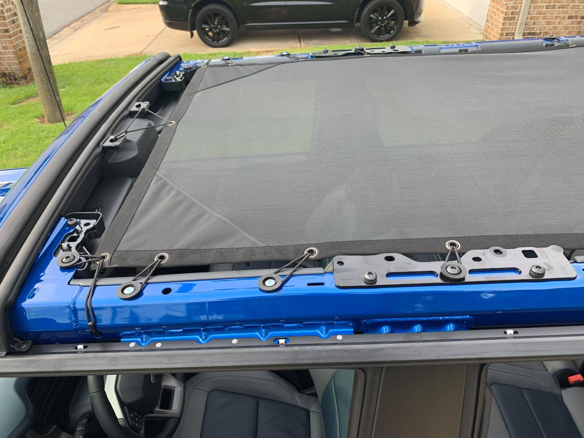 Ford Bronco GearShade SunShade Tops for Broncos centerview