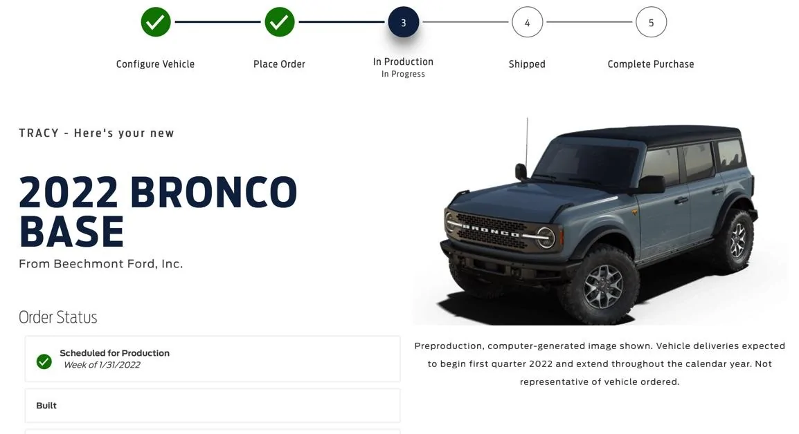 Ford Bronco Back Door Link Questions Scheduled