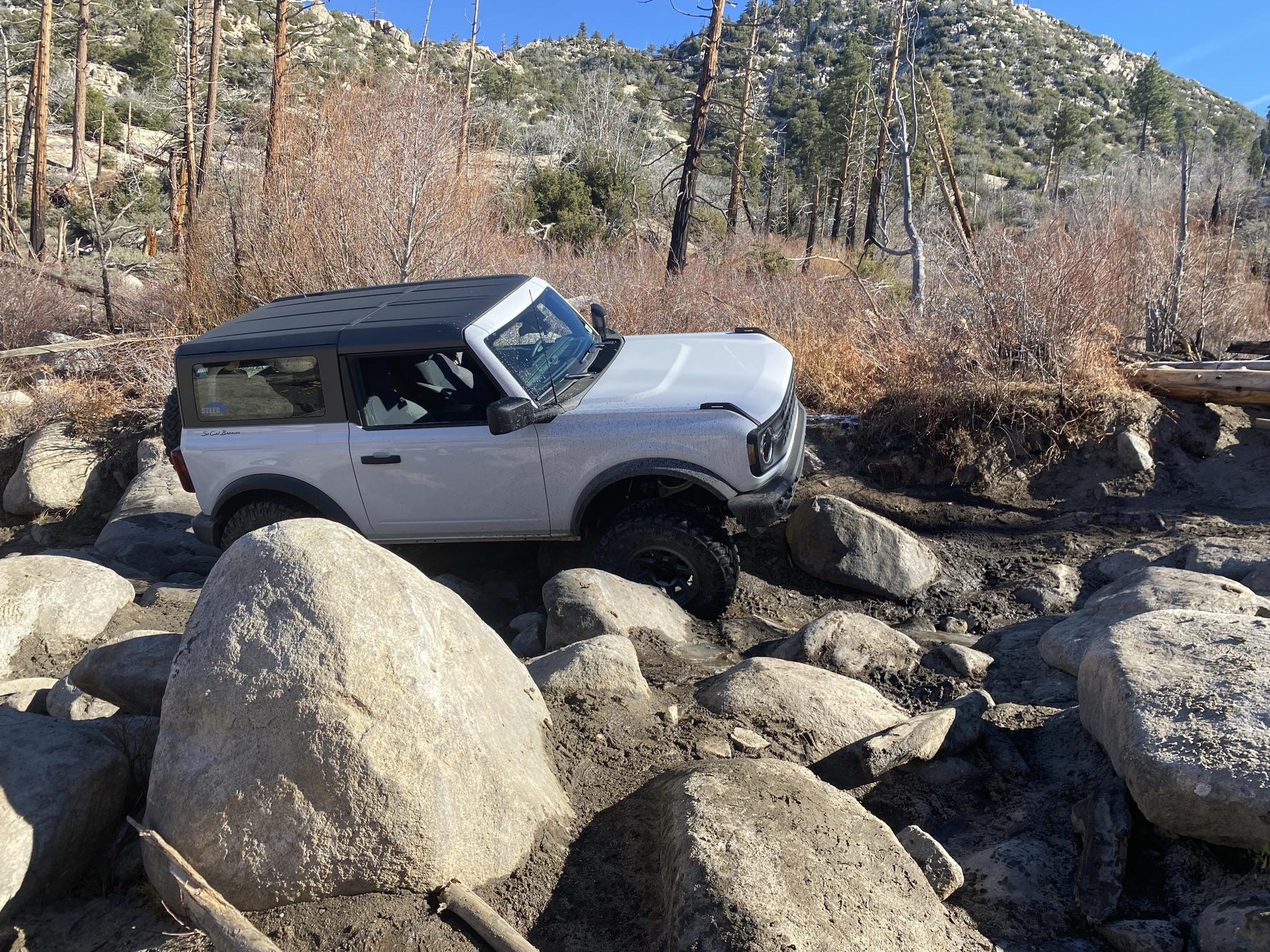 Ford Bronco Rock Crawling a 2-Door Base w/ No Lockers, Manual Transmission -- @ Holcomb Creek Trail in Southern California IMG_5230.JPEG