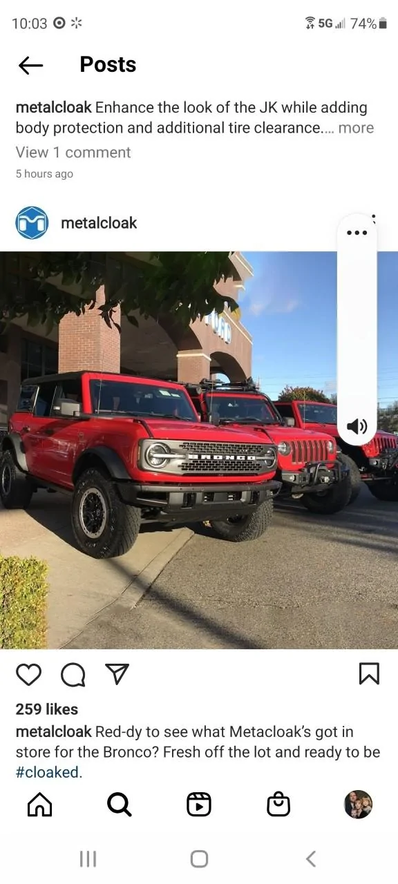Ford Bronco MetalCloak got their Bronco Cloak Bronco