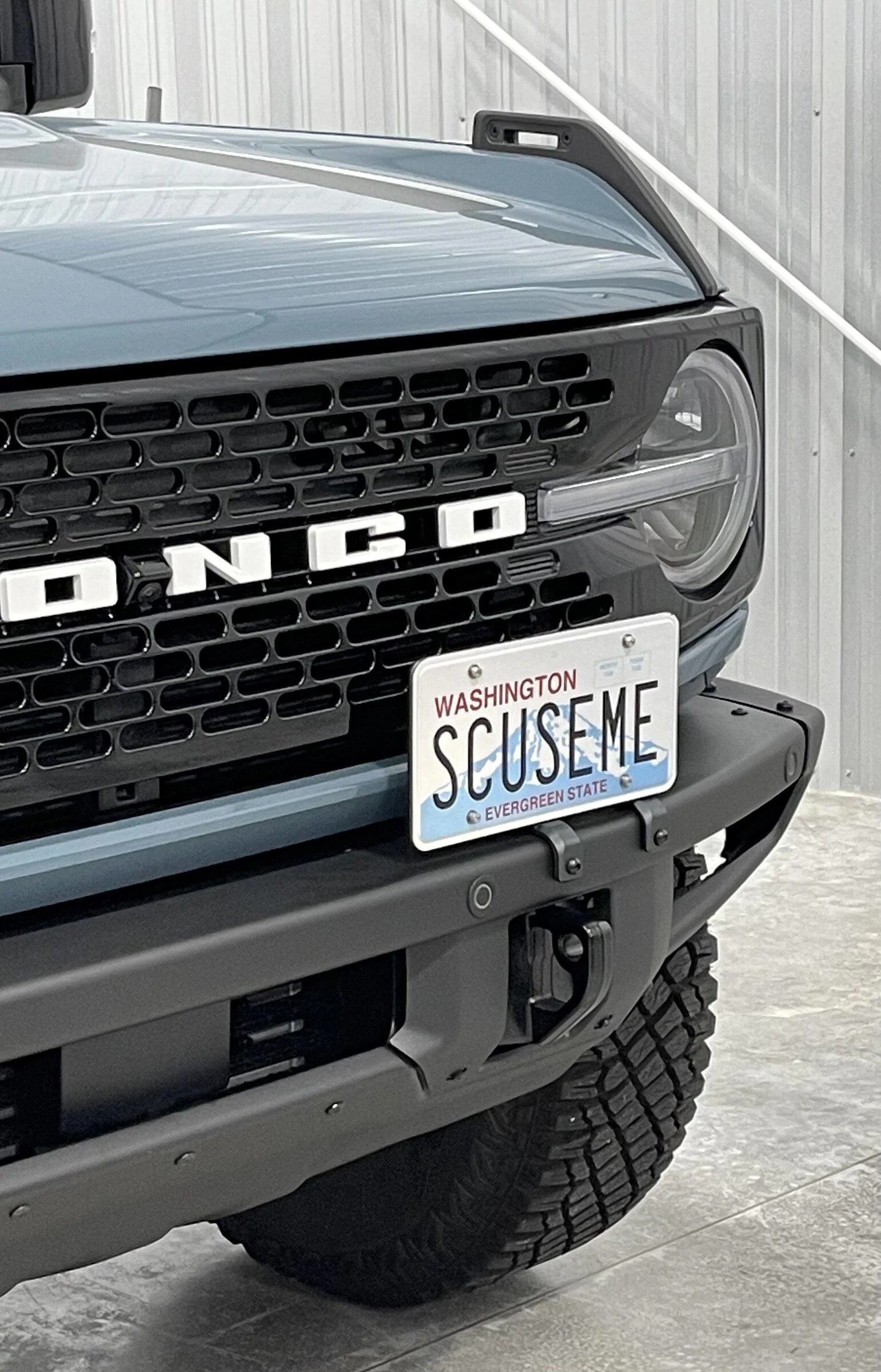 Ford Bronco Licence plate relocation kit DA2ED909-BCB5-42DA-90B7-F12ED3AF9F1F