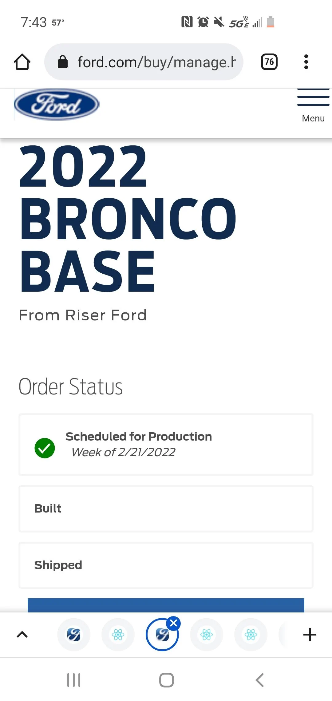 Ford Bronco 02/28/22 Build Week Thread Screenshot_20211216-194354_Chrom