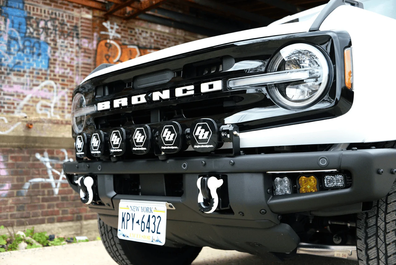 Ford Bronco Fog Light Kits w/KR Off-Road Brackets (NEW Version Available) 1639870001884