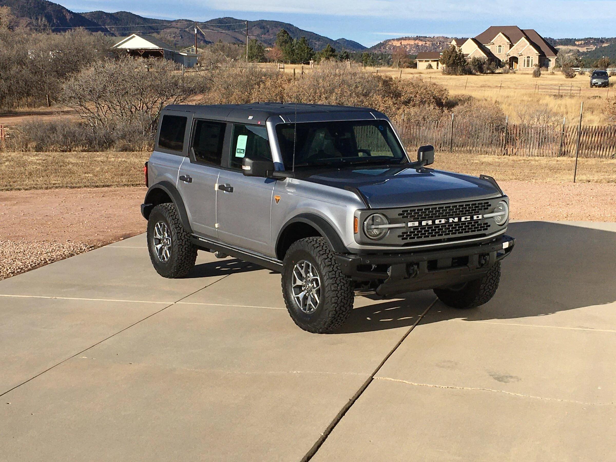 Ford Bronco Is no one ordering iconic silver? IMG_2270