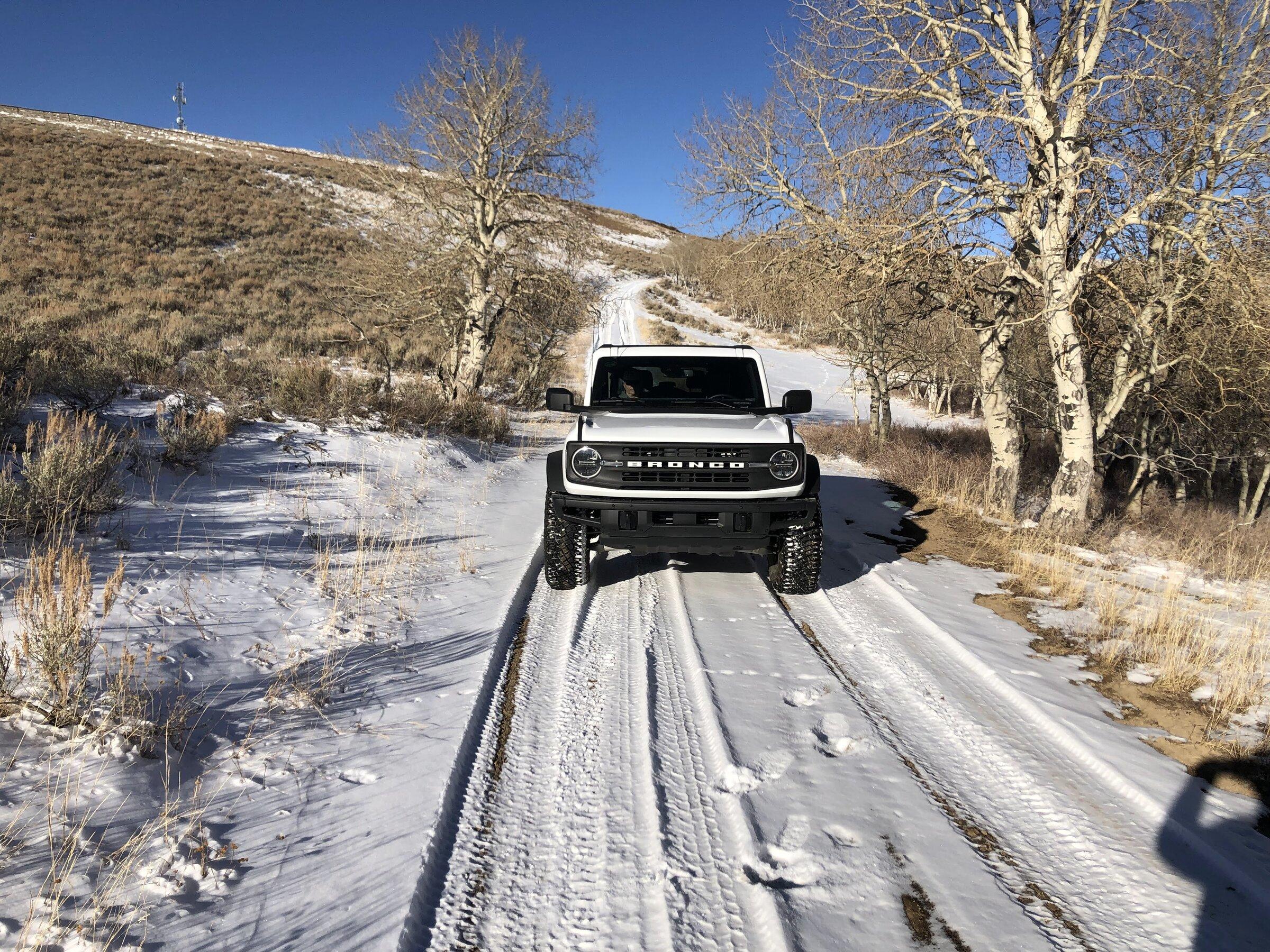 Ford Bronco Hello from Wyoming three patches