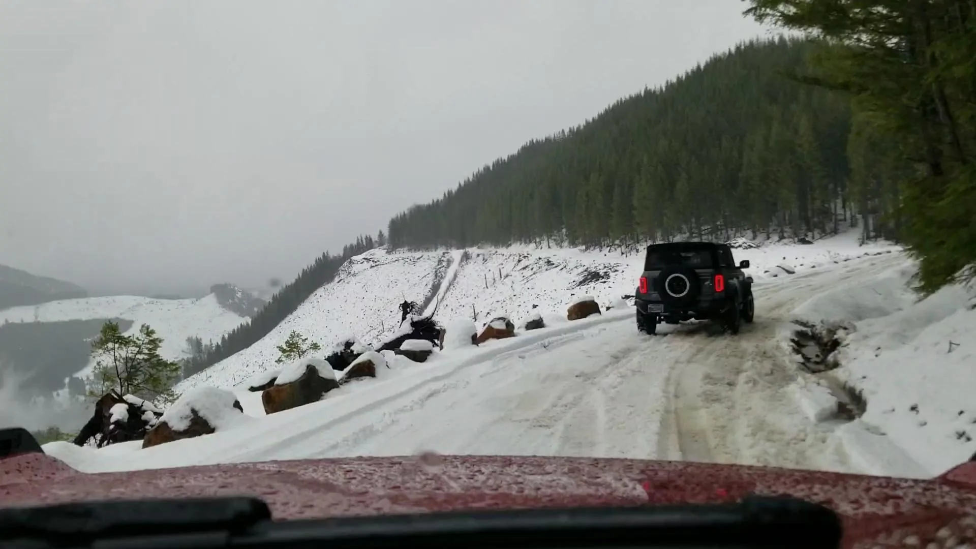 Ford Bronco 4 in the snow! PNW Broncos meet & group drive 20211218_134141_exported_139033