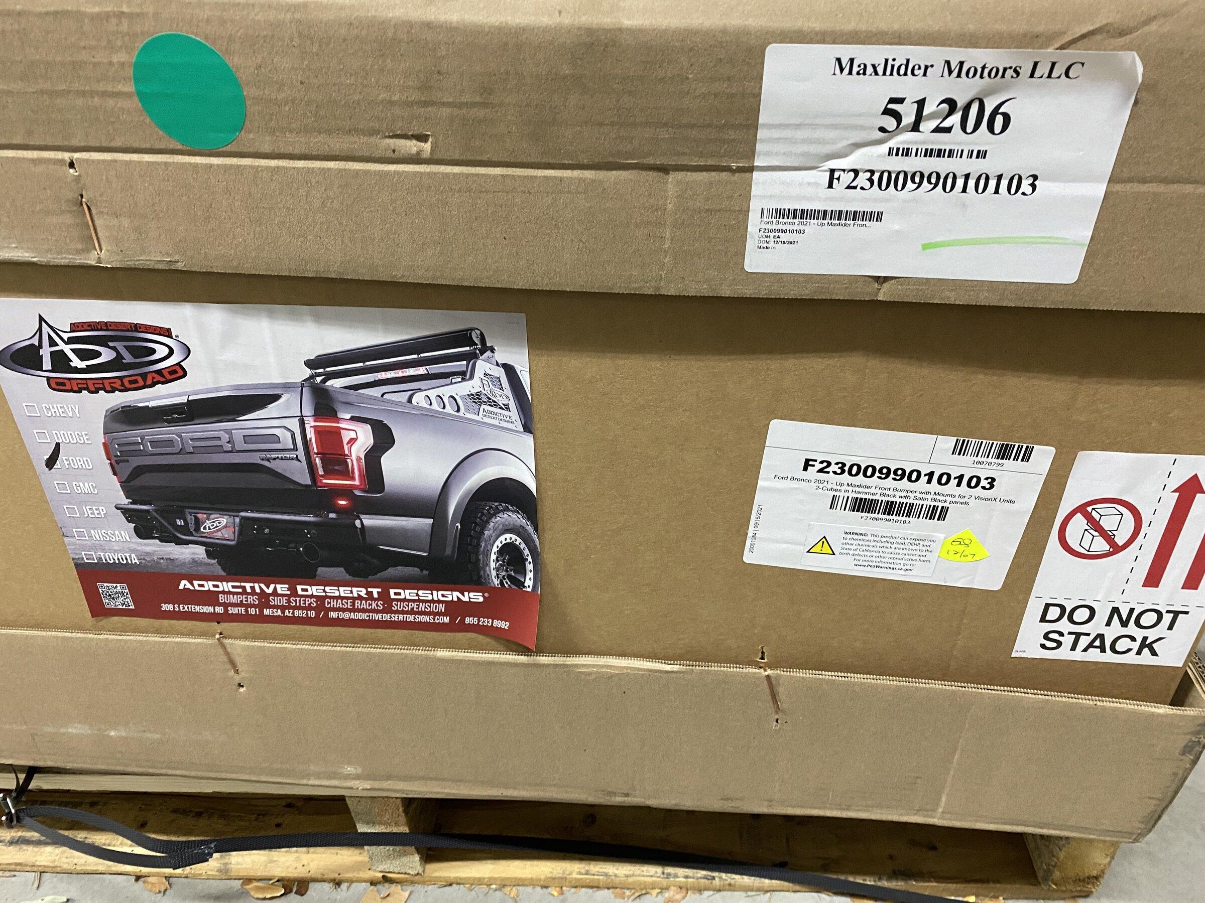 Ford Bronco Maxlider Front Bumper IMG_0530.JPG
