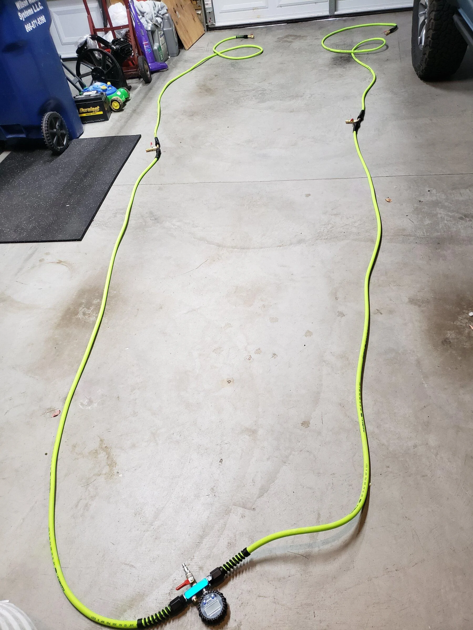 Ford Bronco Blksn955.o DIY inflator setup (4 tire air up / air down system) 20211219_133017