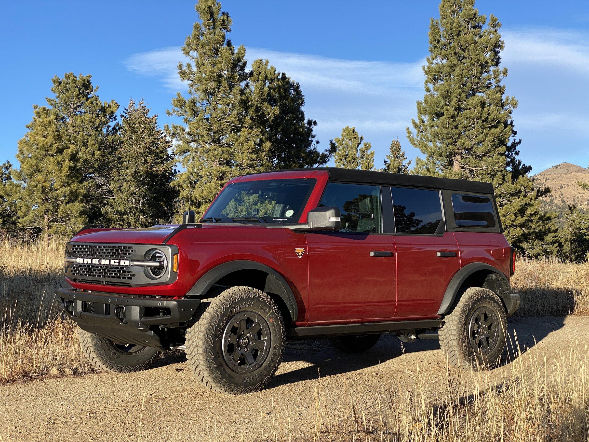 Ford Bronco Badlands non squatch lift options 627CB69B-CF2A-41FE-BB4A-FED91BA4757E
