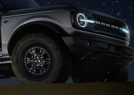 Ford Bronco Anyone else hate the silver beauty rings? BRONCO STAR WHEEL