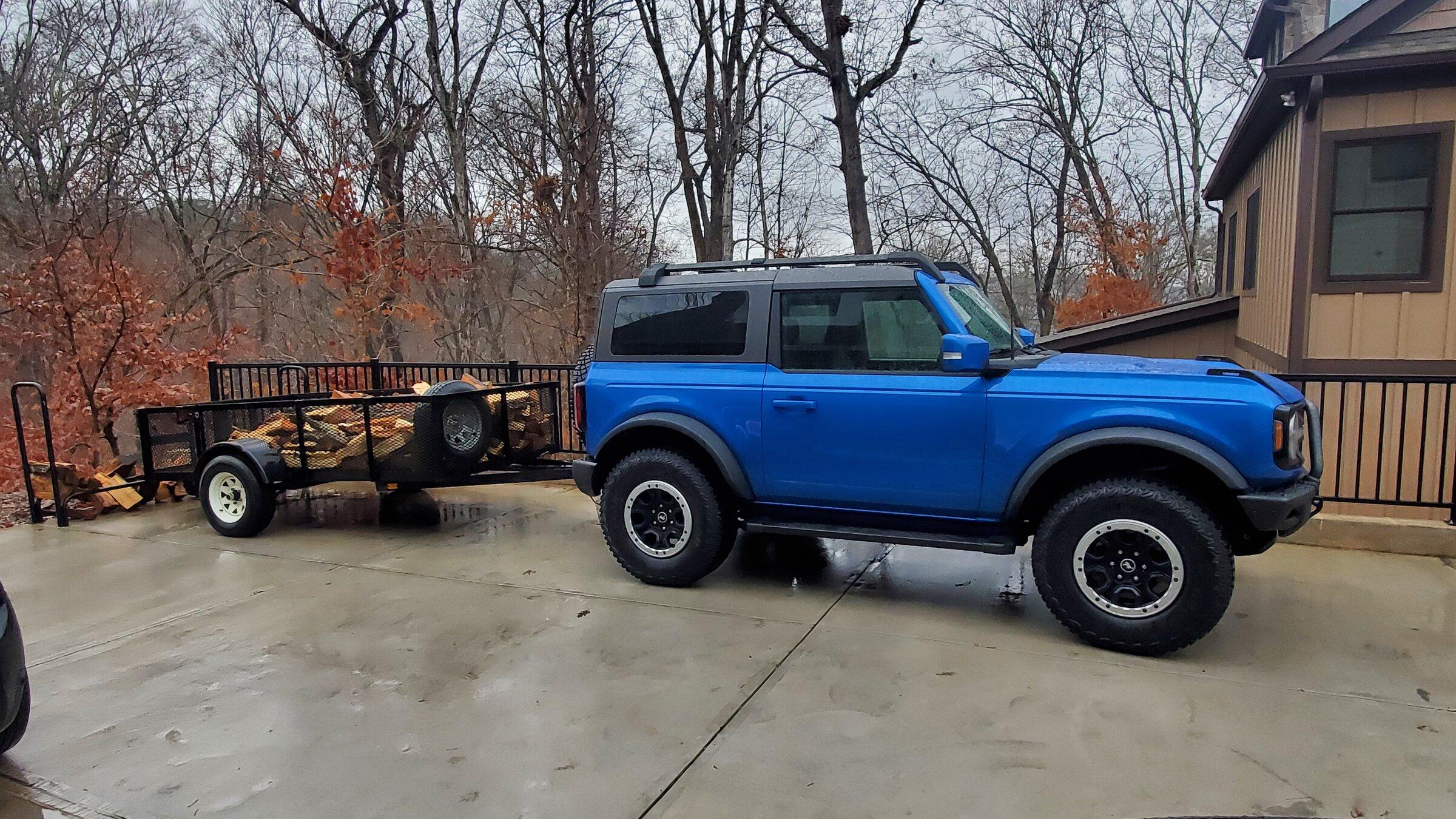 Ford Bronco Installed: Fabtech 1.5" front strut spacer level kit, 2dr OB Squatch! 20211218_095715
