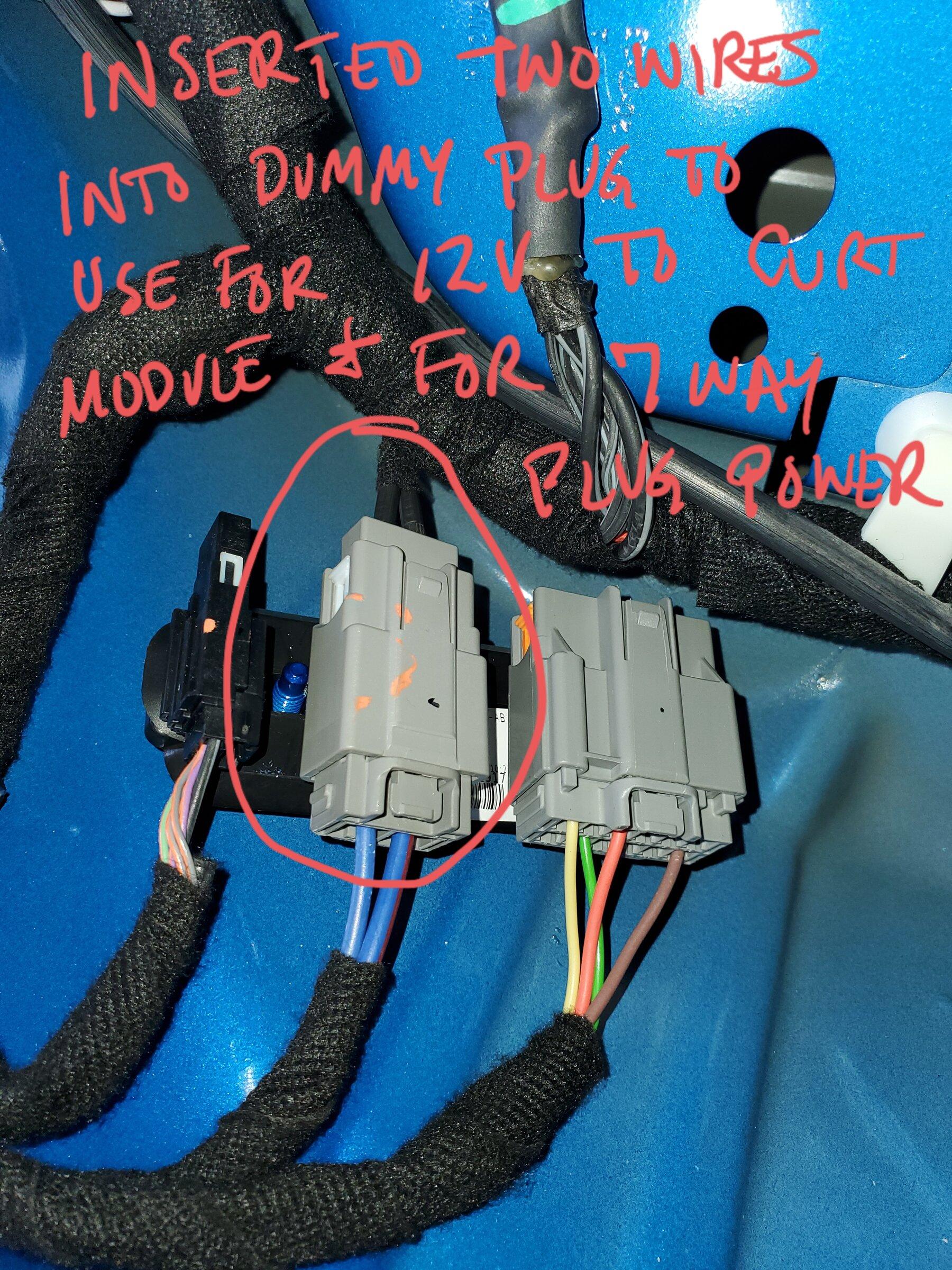Ford Bronco Curt Plug-and-Play No-Splice Trailer Wiring Harness Out For Bronco 20211129_132512