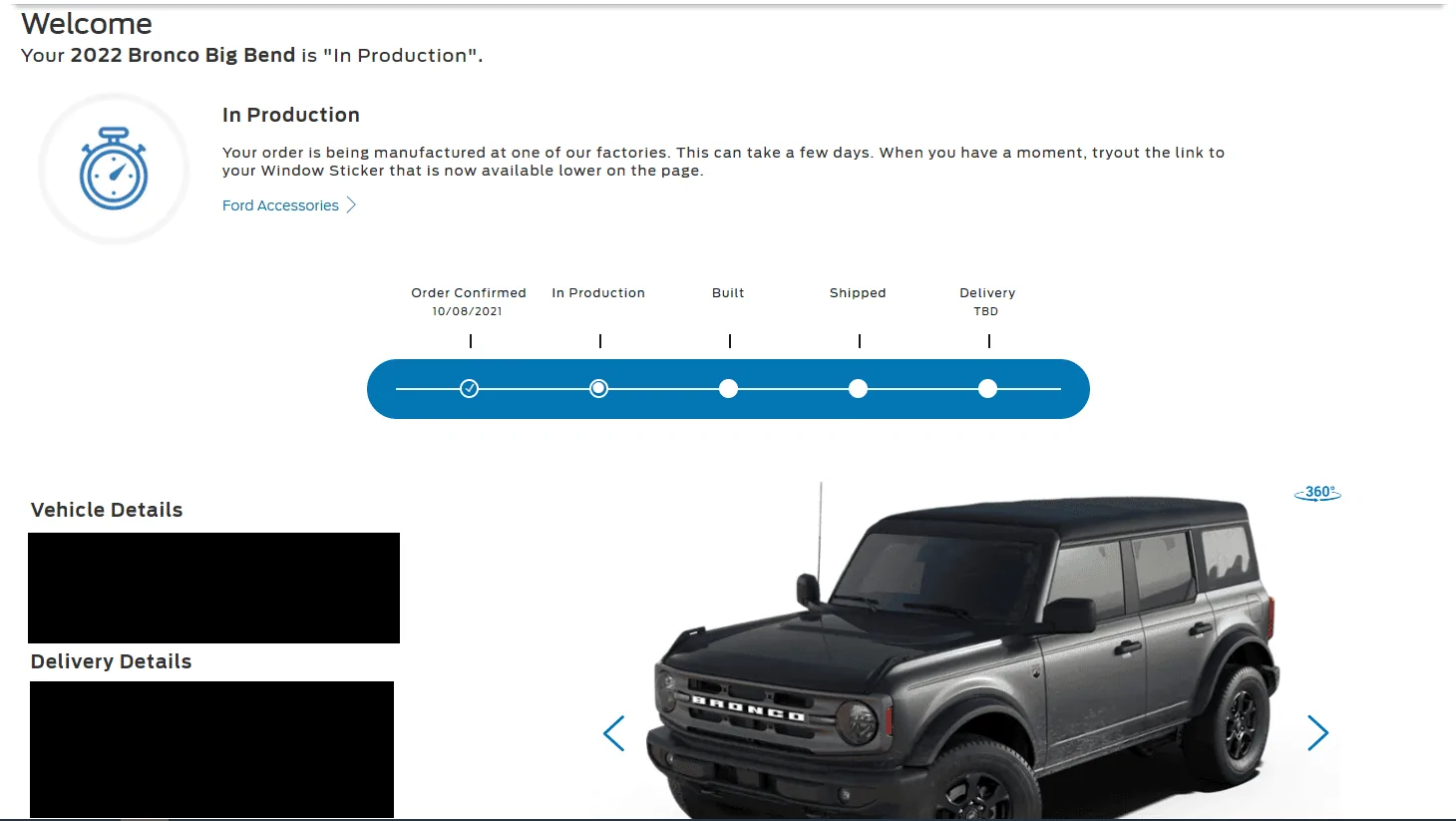 Ford Bronco 🛠 1/3/22 Build Week Group 1640032980805