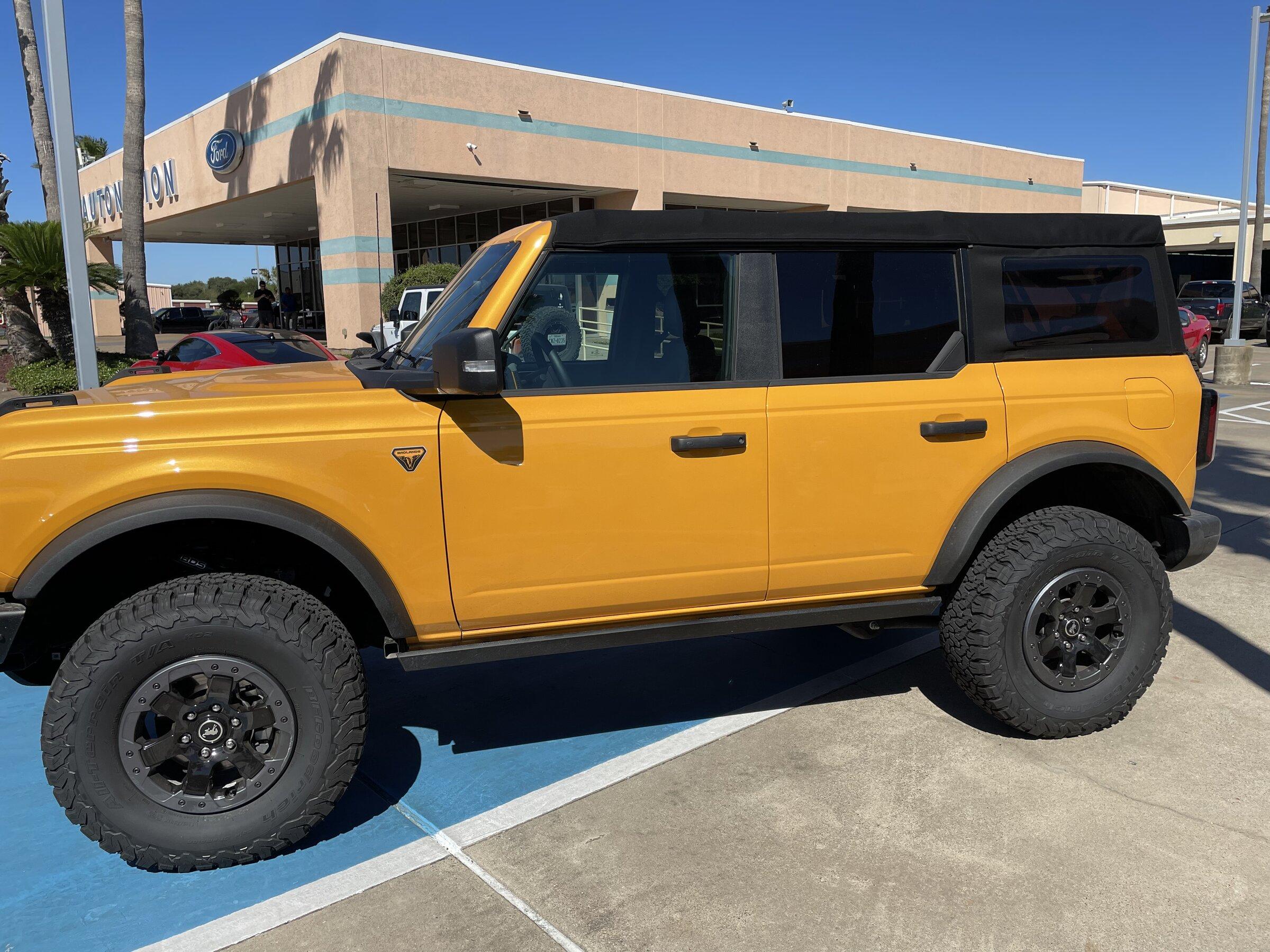 Ford Bronco 35s on optional Badlands rims? 0ECAE6BE-95BA-4D31-8C1B-9B0EA4E2284F