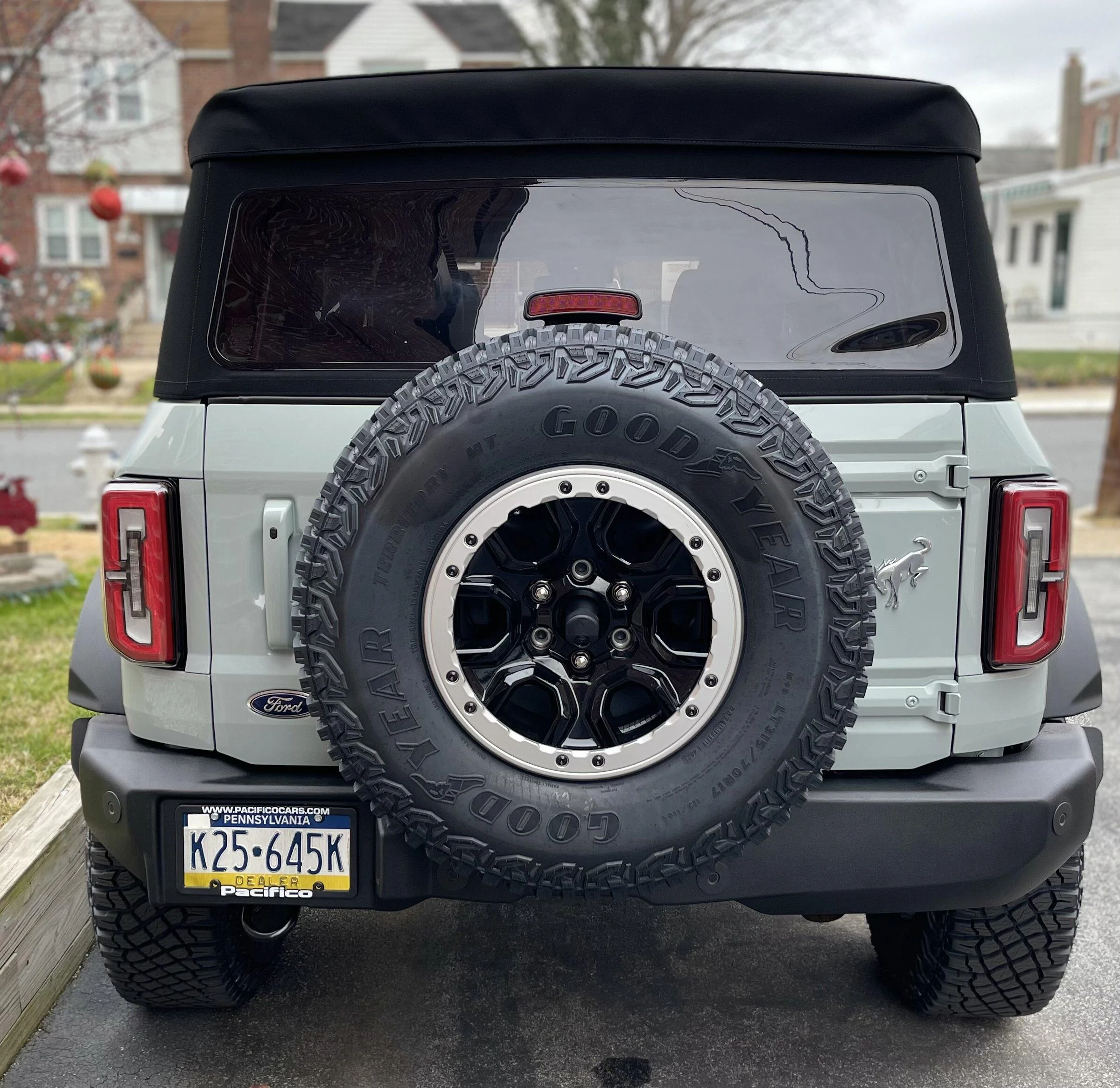 Ford Bronco Painted my beadlock beauty rings gloss black (Sasquatch wheels) 0FA5997E-4F18-4BCA-994C-B8979F2D24E7