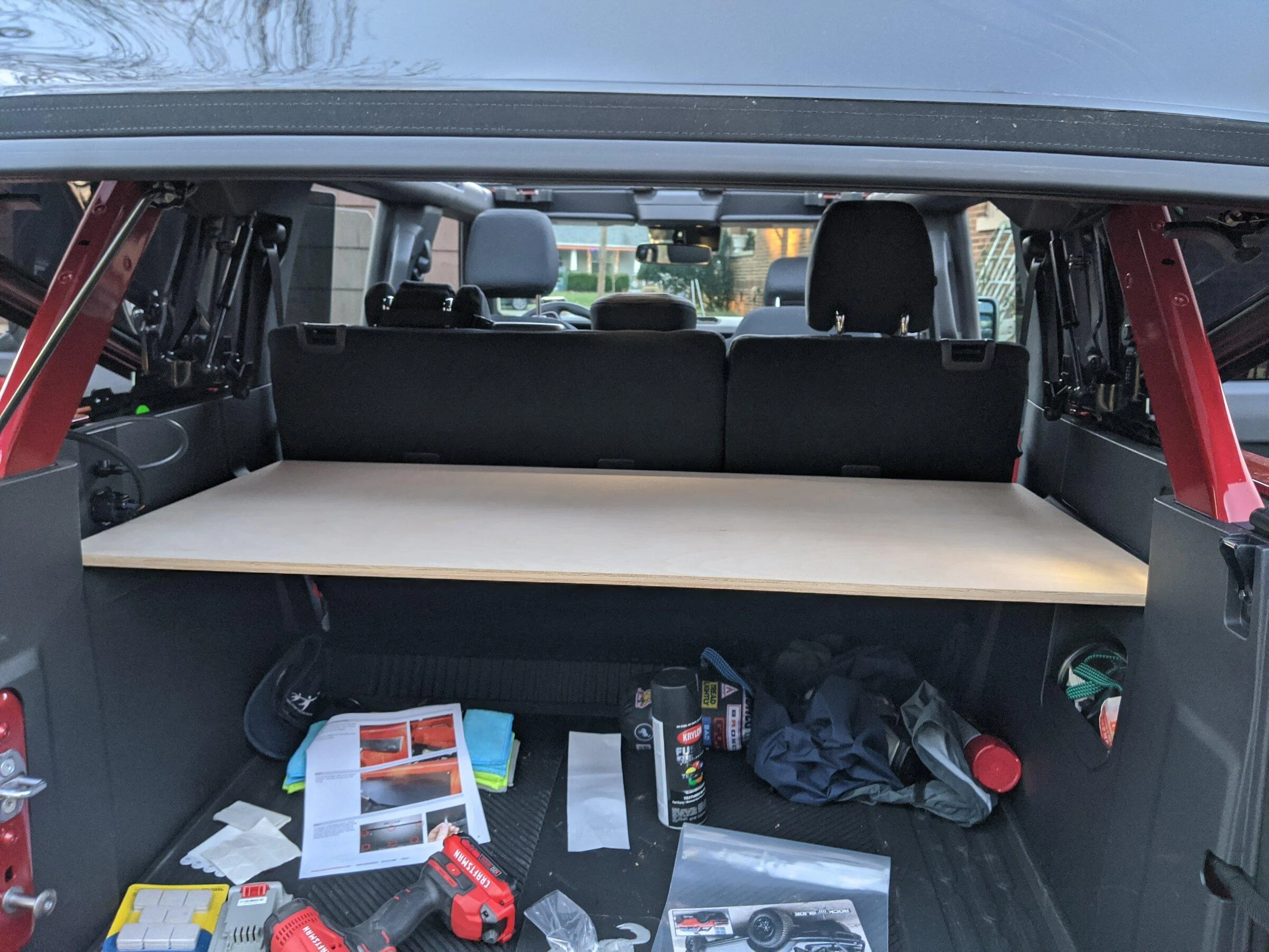 Ford Bronco RSE (Rock Slide Engineering) table installed MVIMG_20211221_164809