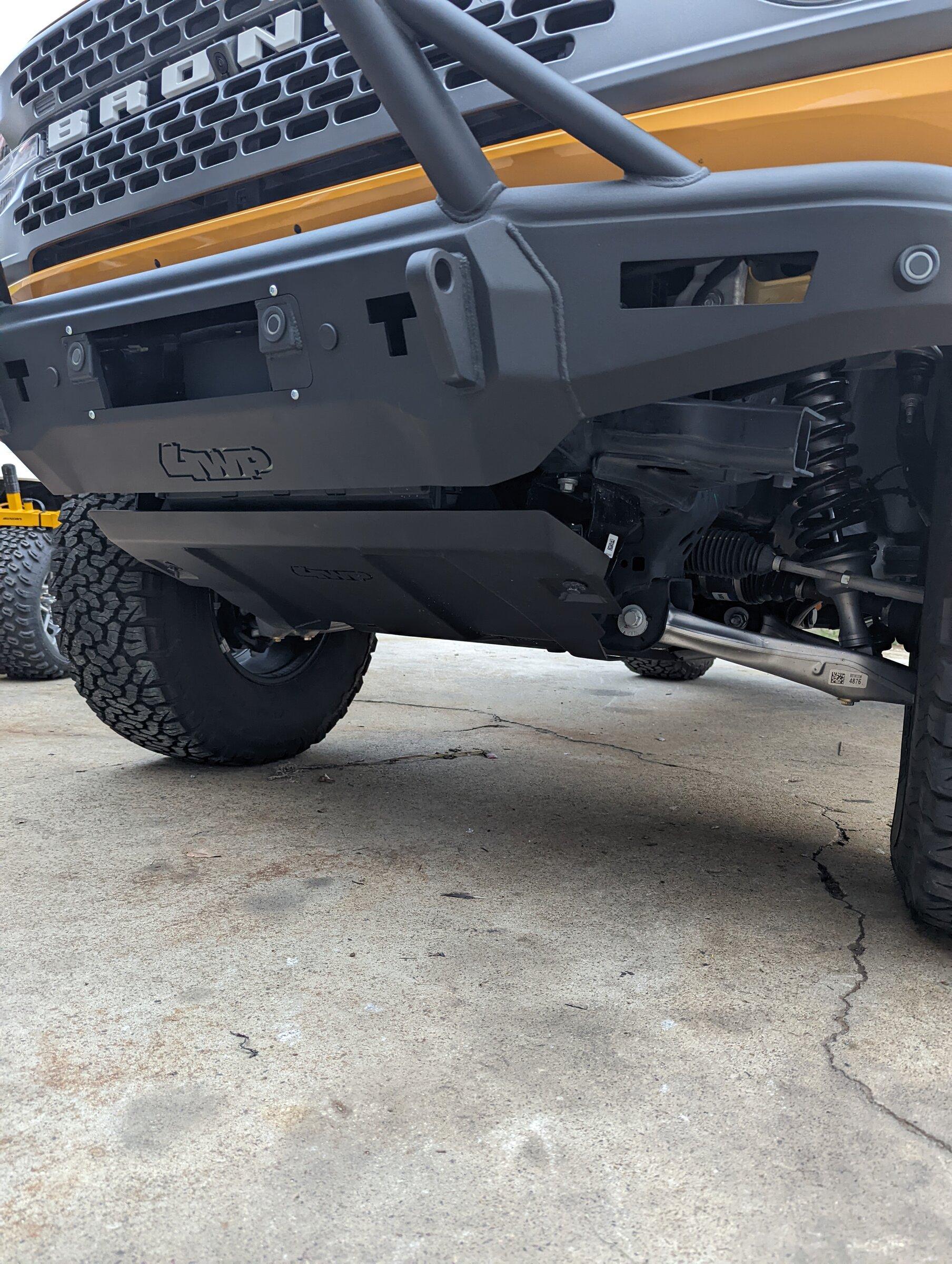 Ford Bronco 4wp bumper and skid plate PXL_20211223_002952276
