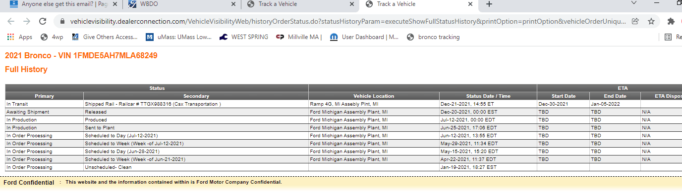 Ford Bronco Anyone else get this email? 1640269629149
