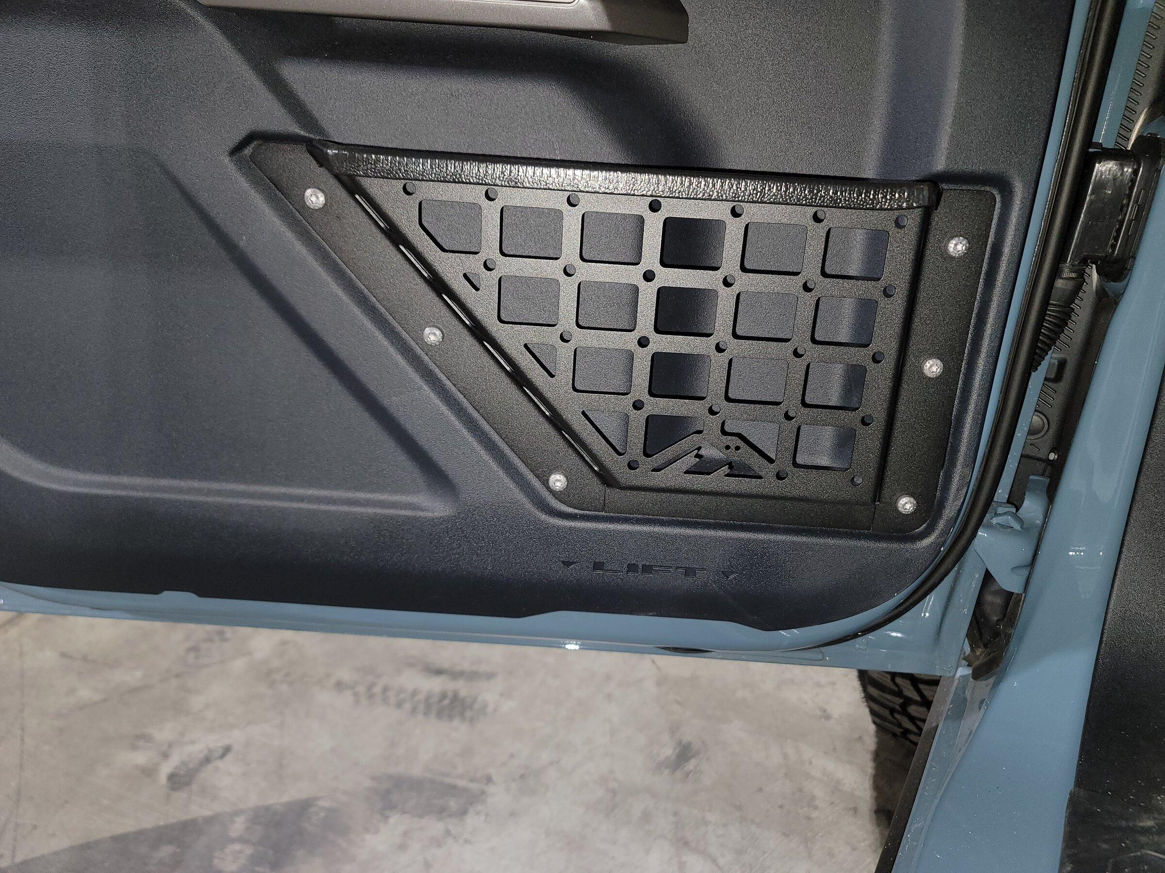 Ford Bronco Door Panel Cargo Nets 20211222_104010