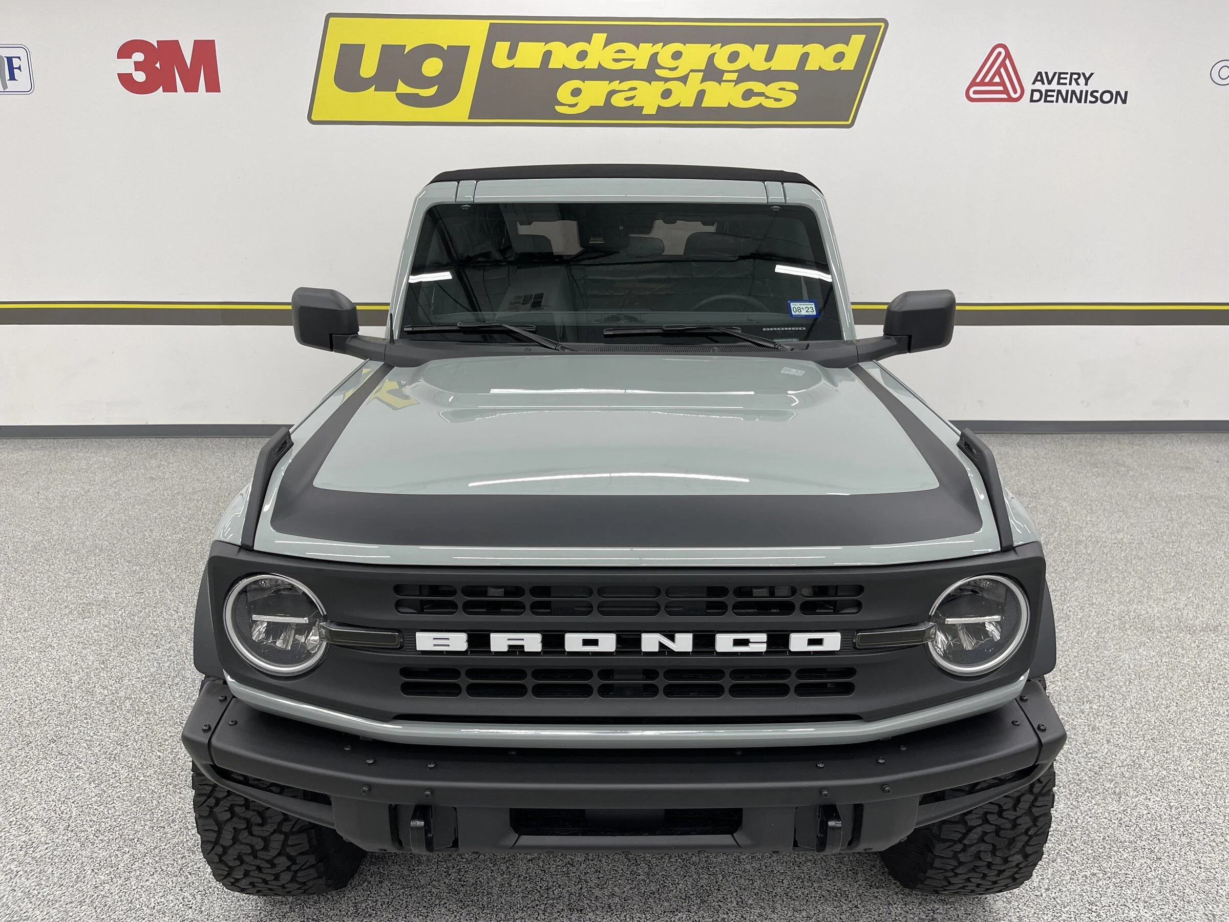 Ford Bronco New hood graphic teaser:  Shadow-U IMG_6667