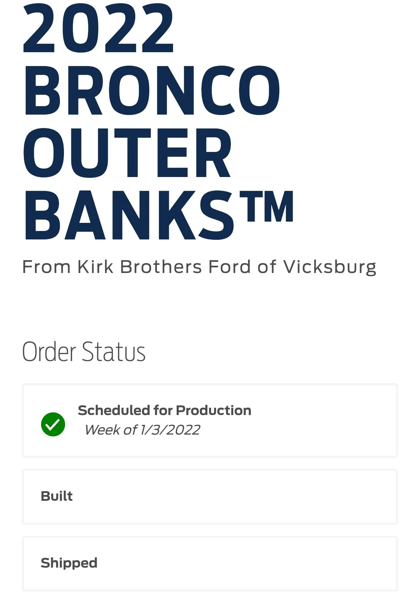 Ford Bronco 🛠 1/3/22 Build Week Group Screenshot_20211224-115625