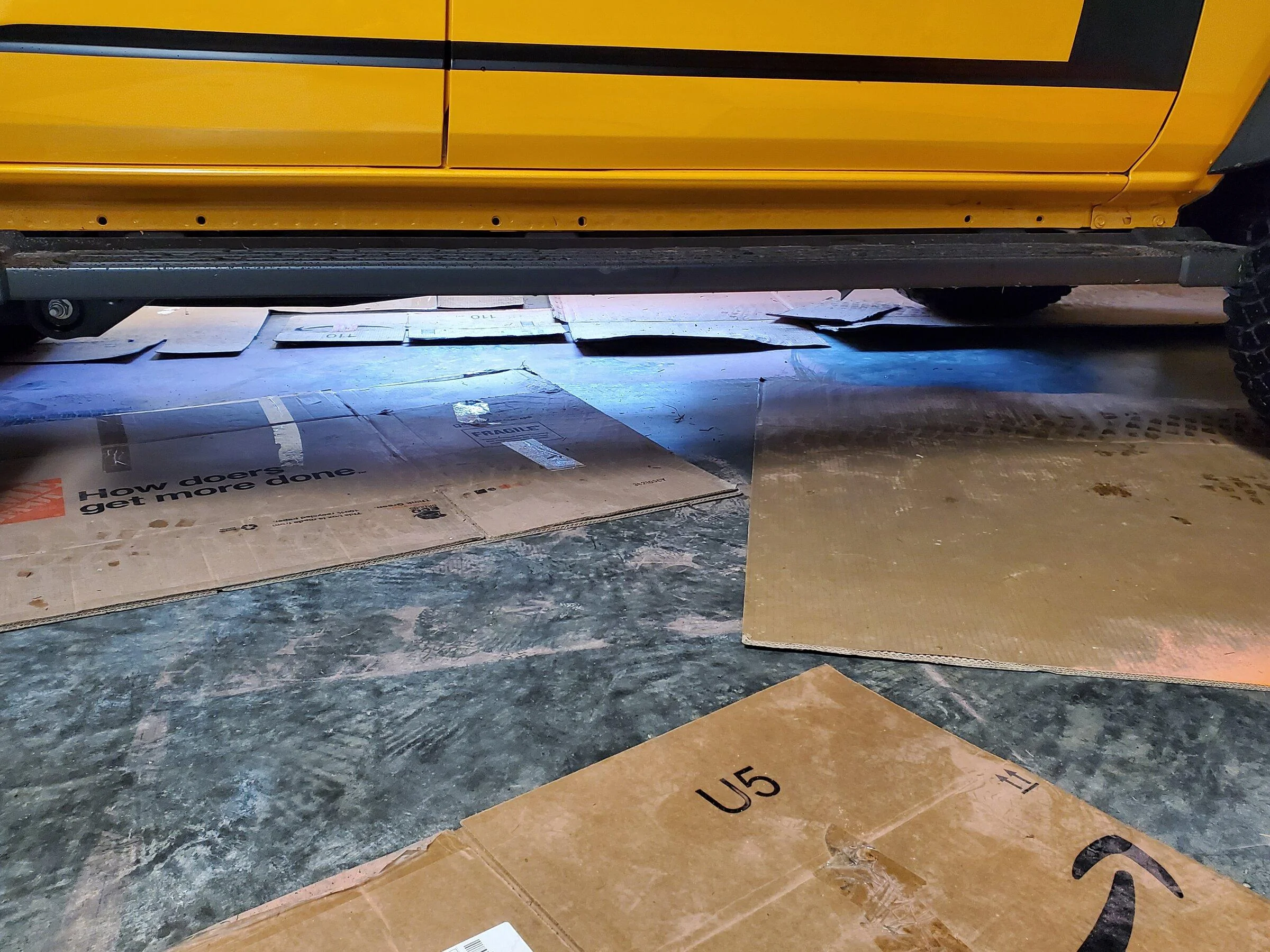 Ford Bronco Side gap between side step 20211224_131945