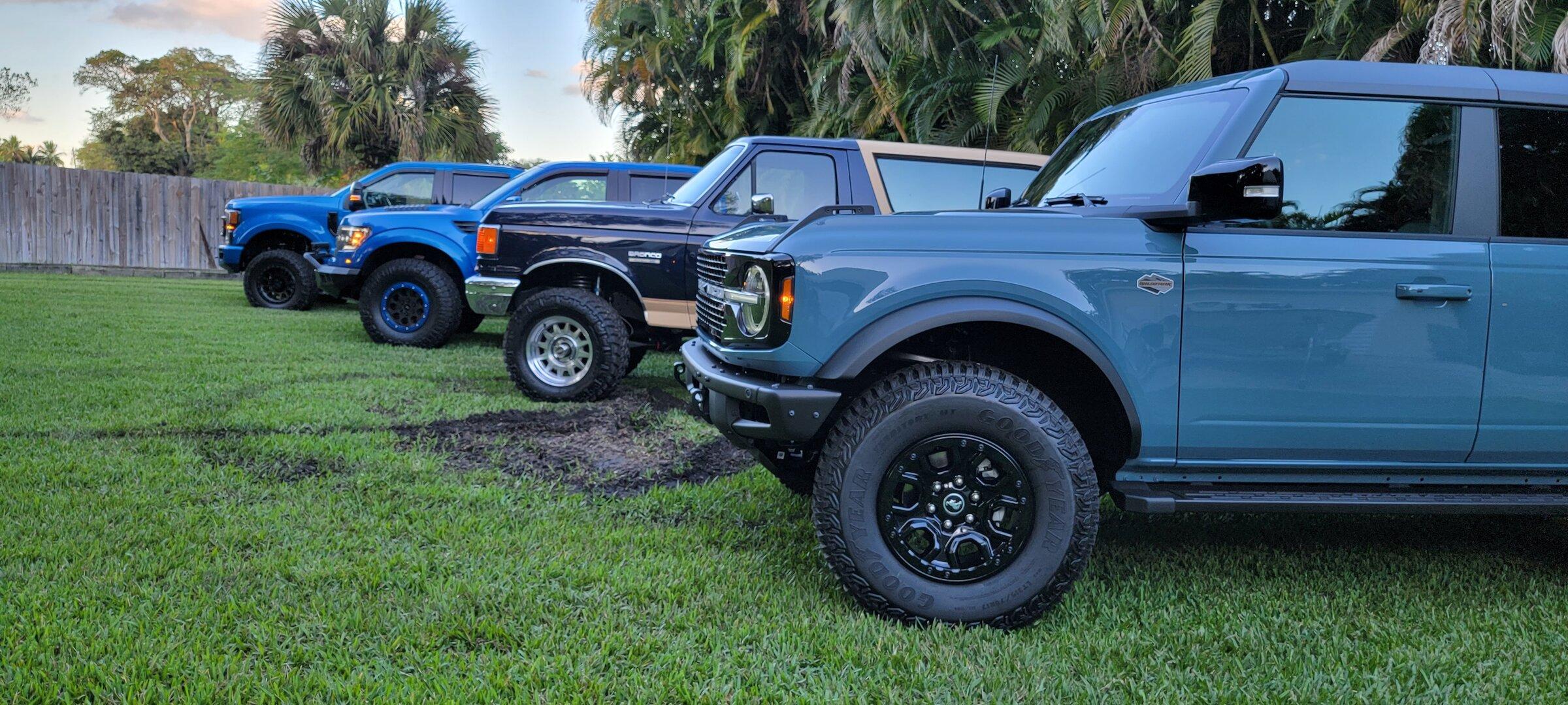 Ford Bronco Finally Took Delivery!!! Wildtrak Joins Blue Fords 20211224_170121