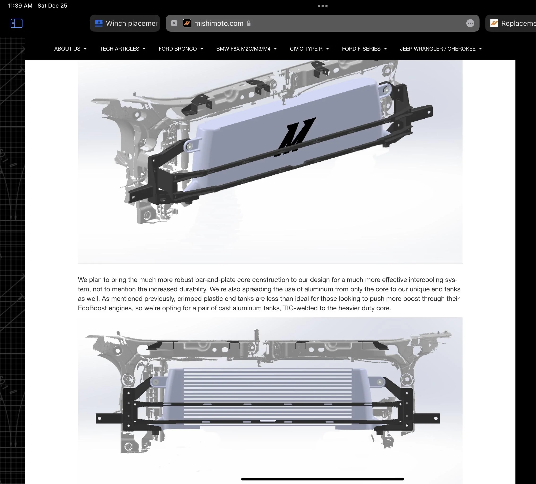 Ford Bronco Winch placement and intercooler air flow - any concerns? D0407DB5-09CB-4D9F-A927-F2BE38E989E4