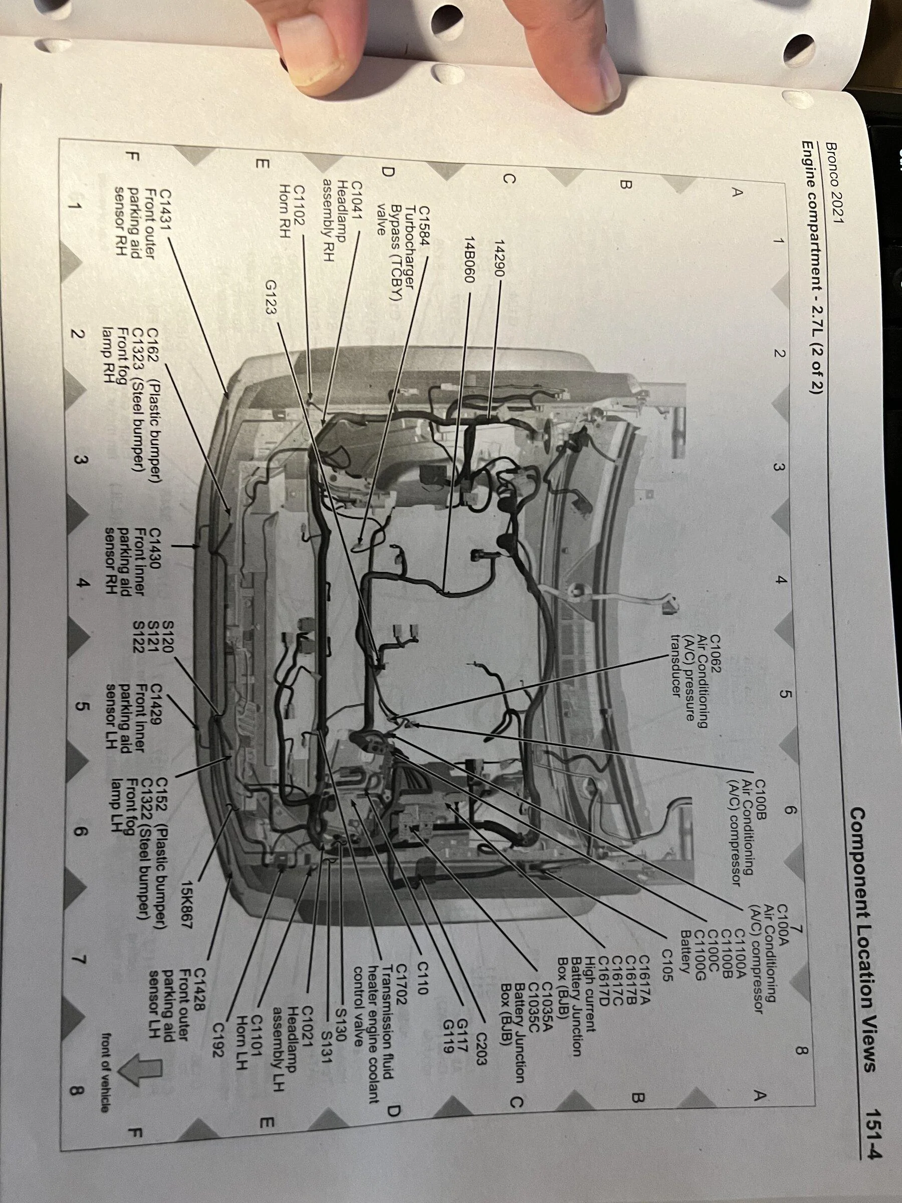 Ford Bronco Looking for headlight wiring schematic. IMG_0892