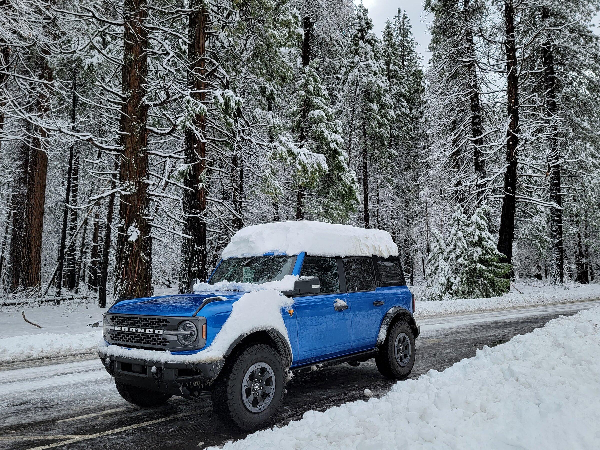 Ford Bronco Soft Top Bronco Survives Its First Snow Trials 20211226_123727