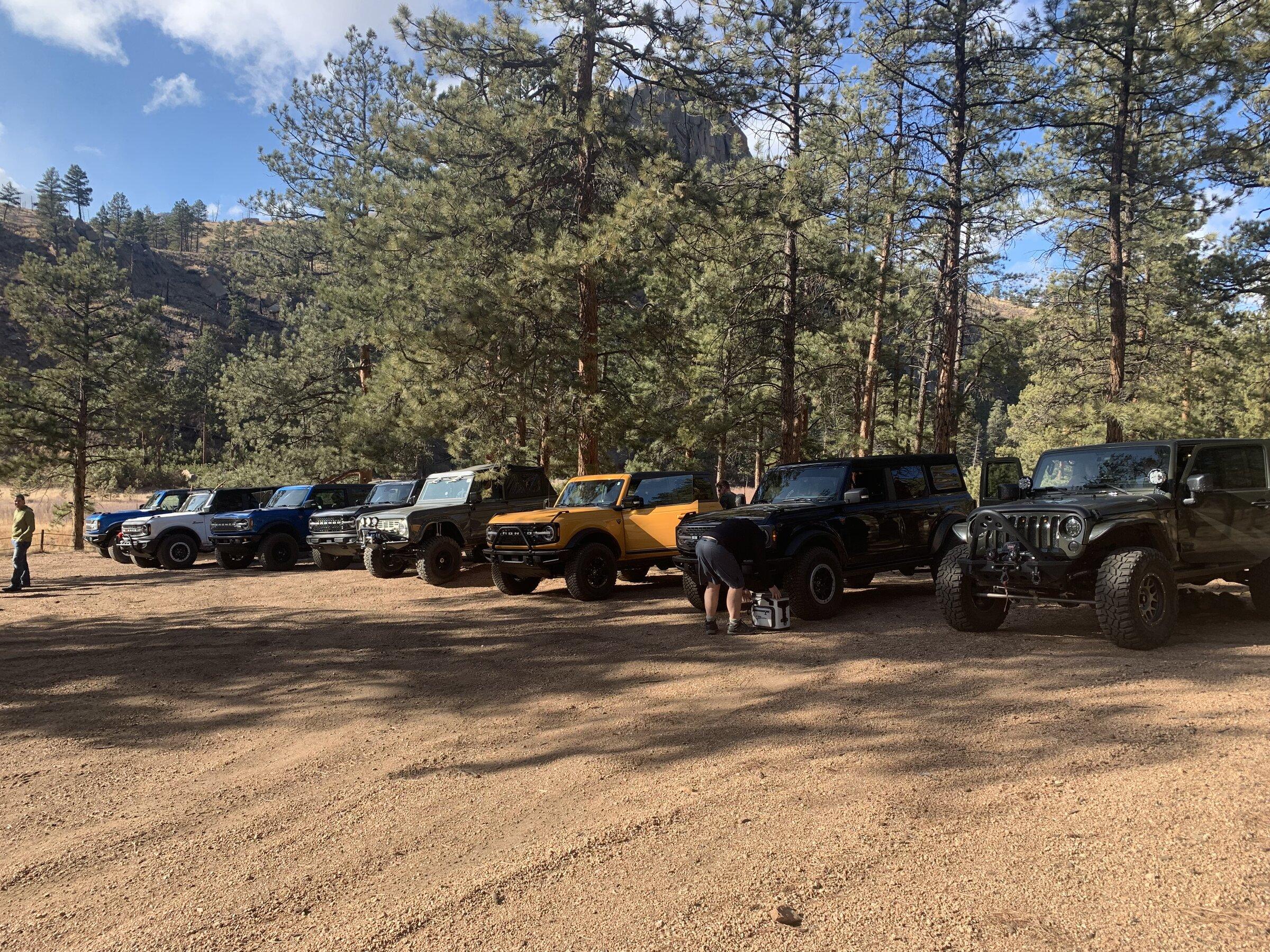 Ford Bronco Broncos out for the day after Christmas run B053B537-A0A5-455B-9B53-4A6EEBBF7AD5