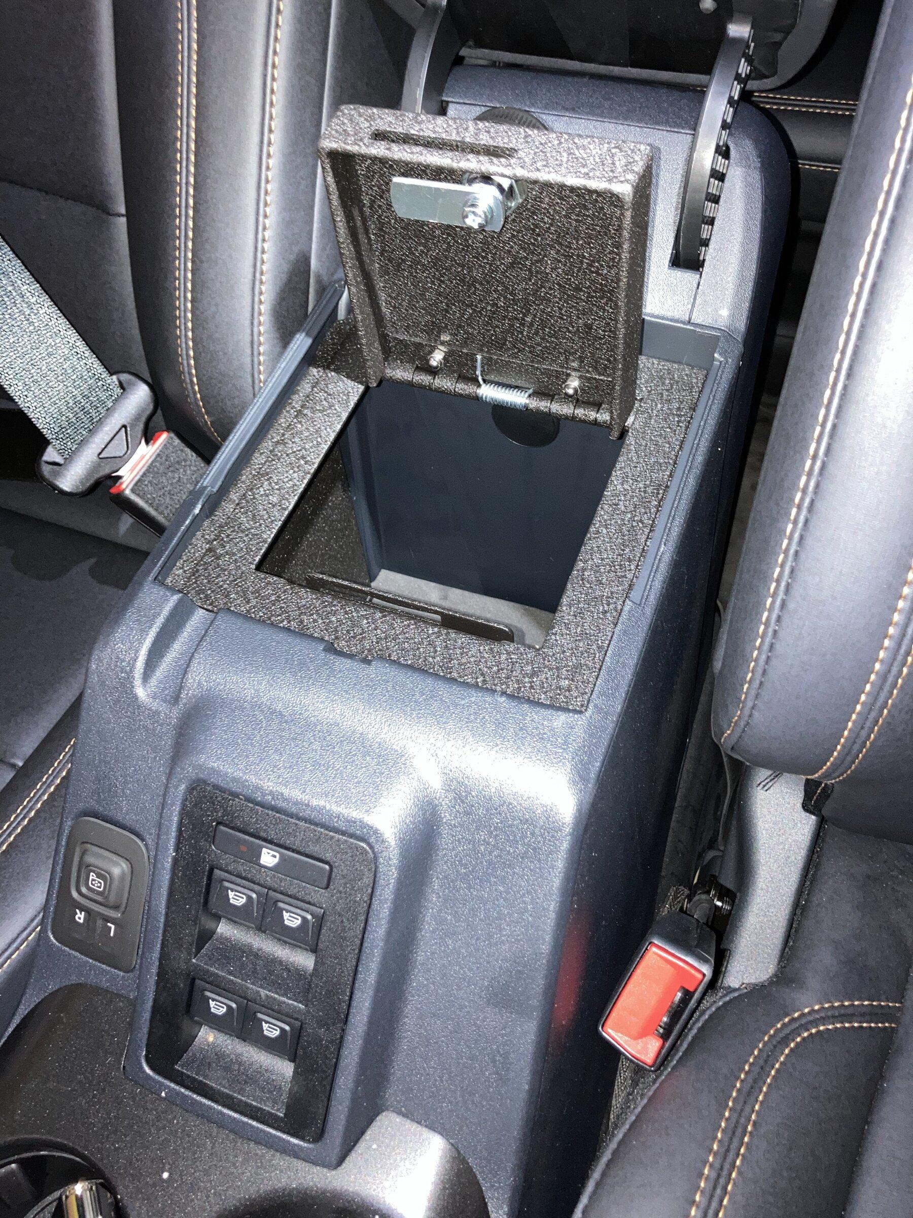 Ford Bronco Center console vault ? 097BB4EA-09BC-4B80-A7B6-82C47B9367B7