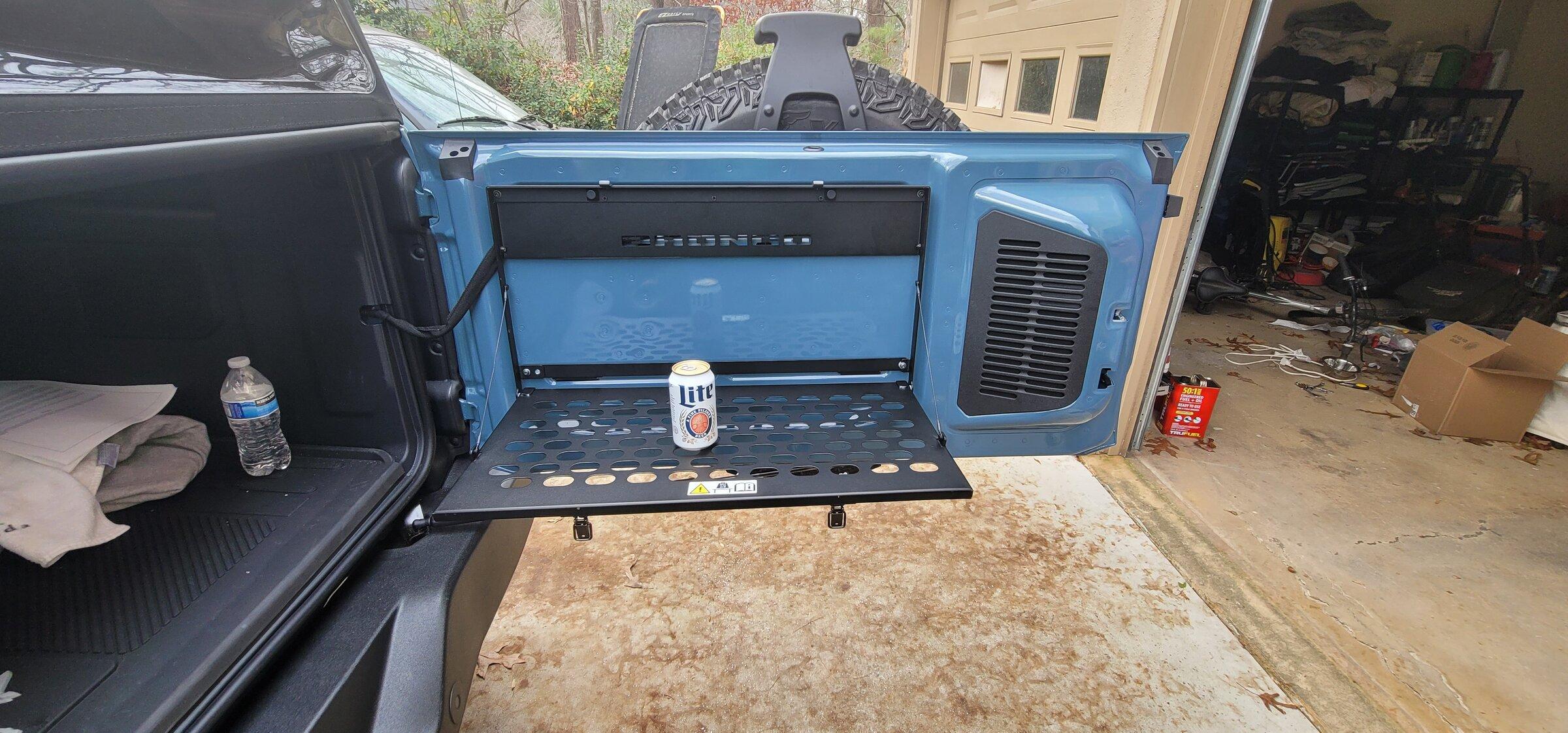 Ford Bronco Any rattling issues with Ford Folding Tailgate Table? 20211228_142213