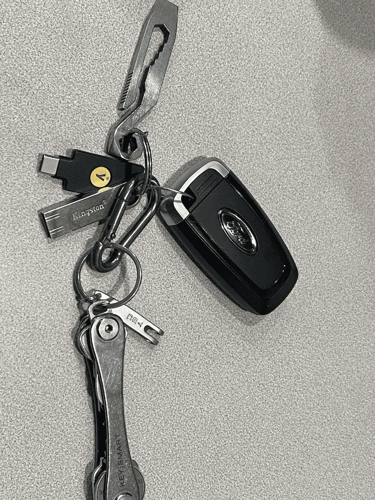 Ford Bronco Key Ring Organizer IMG_2244