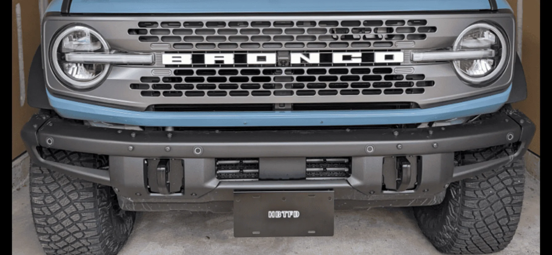 Ford Bronco Front license plate mount options? F436B150-103D-412A-AE8F-70A46AFDCF3A