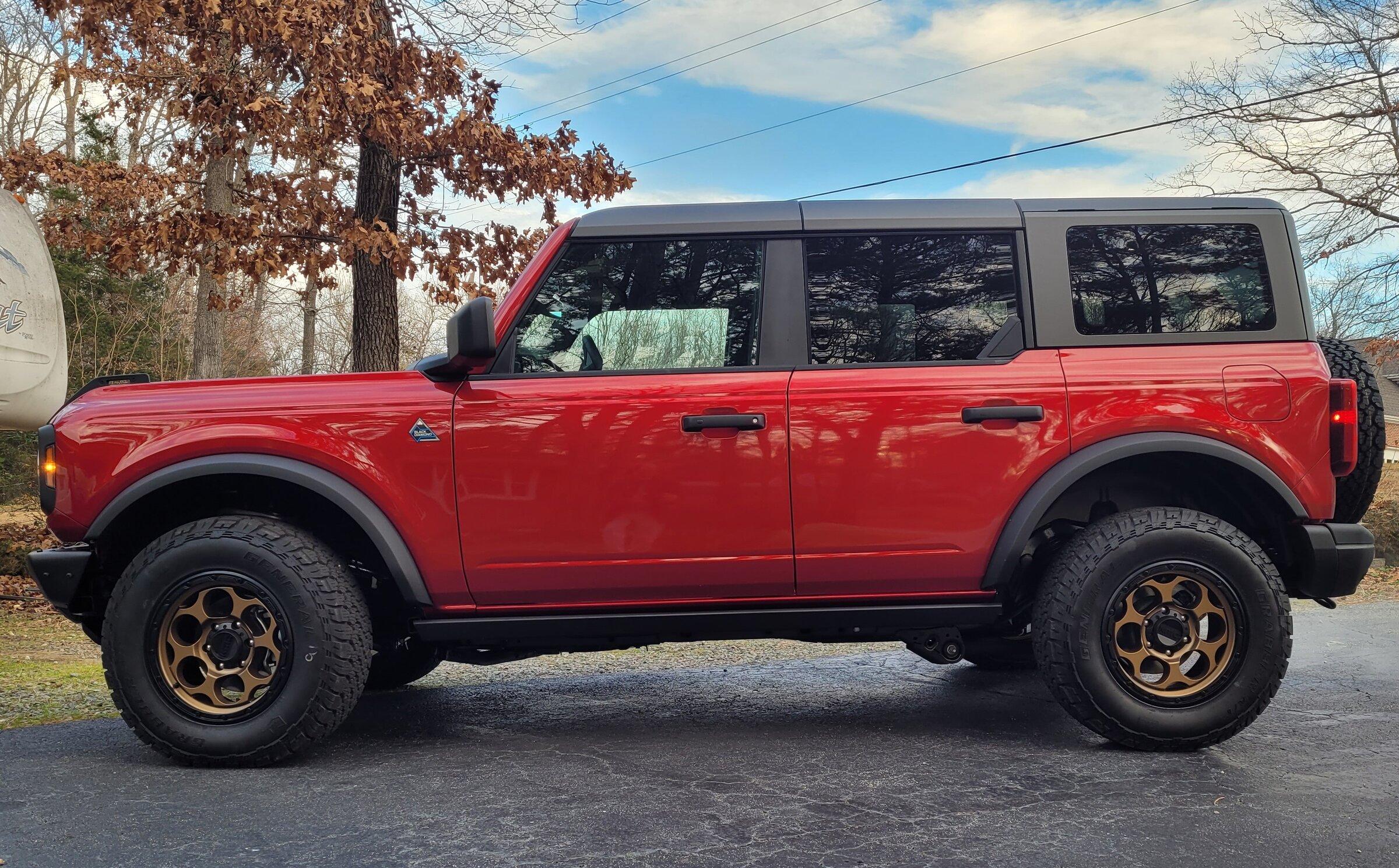 Ford Bronco Show us your installed wheel / tire upgrades here! (Pics) 20211228_075726