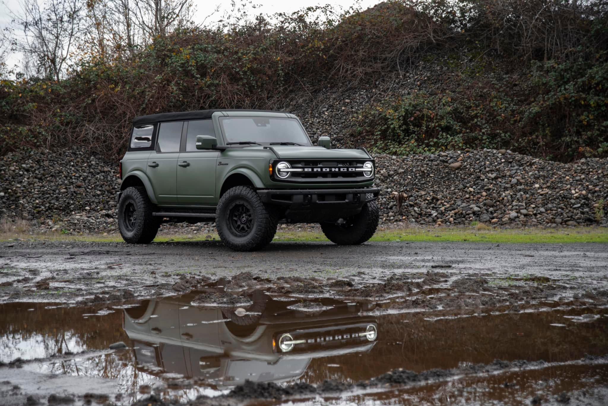 Ford Bronco Satin Military Green 4-Door Bronco Outer Banks Build 263263816_10223985849627327_273887310018474464_n