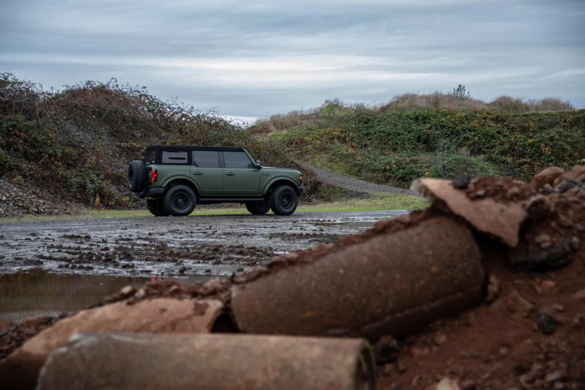 Ford Bronco Satin Military Green 4-Door Bronco Outer Banks Build 262862939_10223985849307319_8588510333549343082_n
