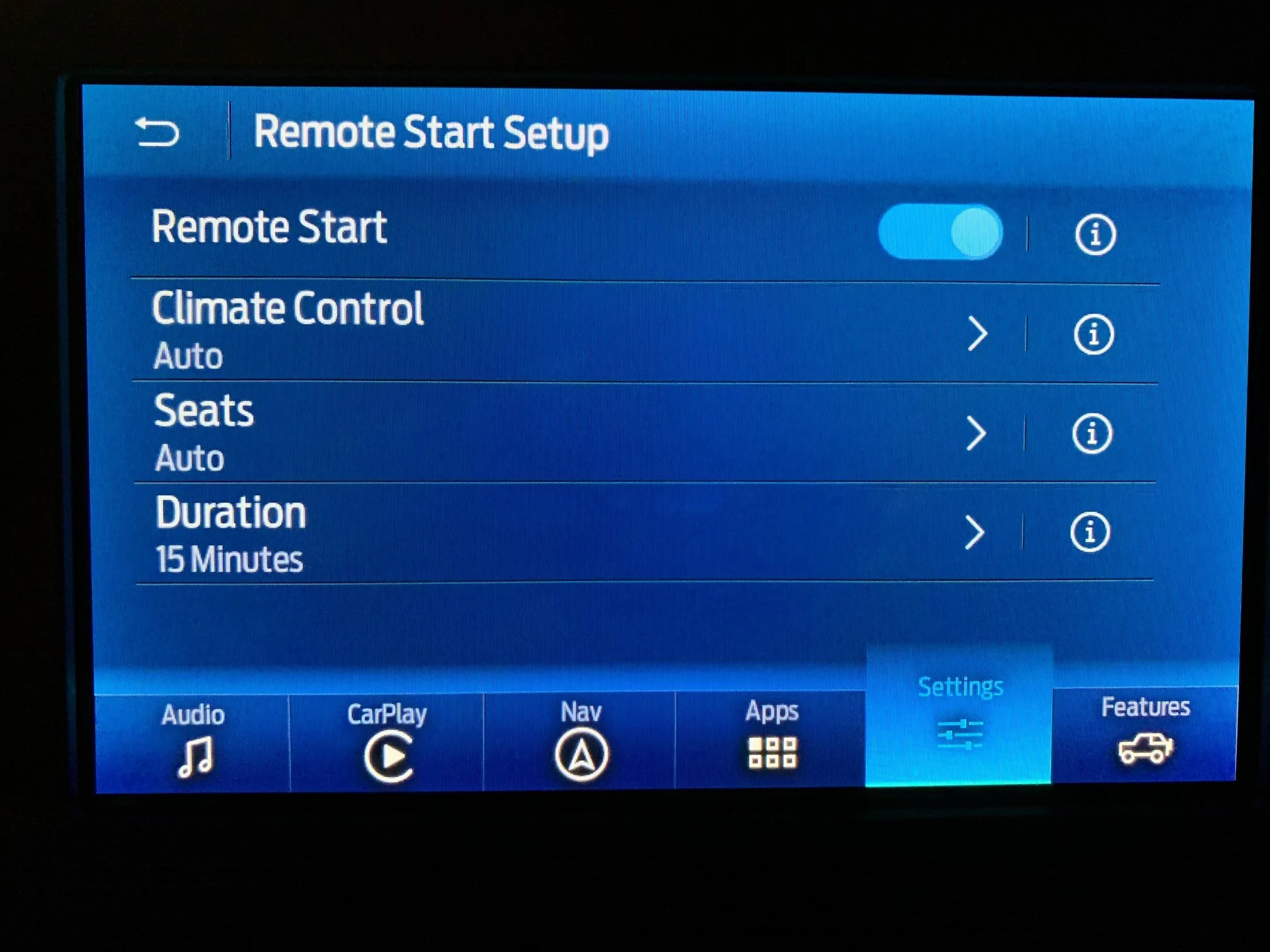 Ford Bronco Remote start seat heat? IMG_2438